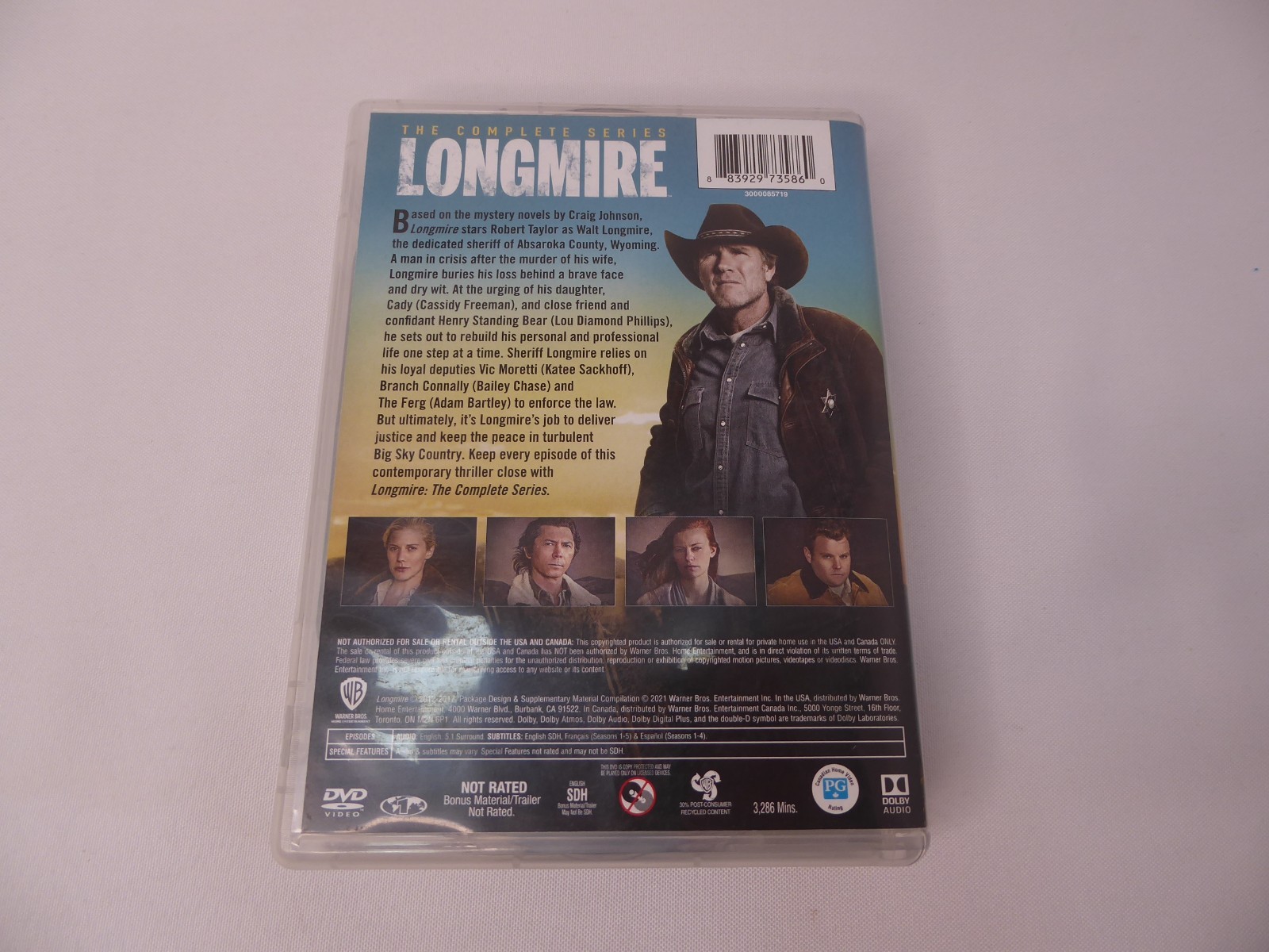 Longmire: The Complete Series (DVD, 15-Disc Set, 2018)