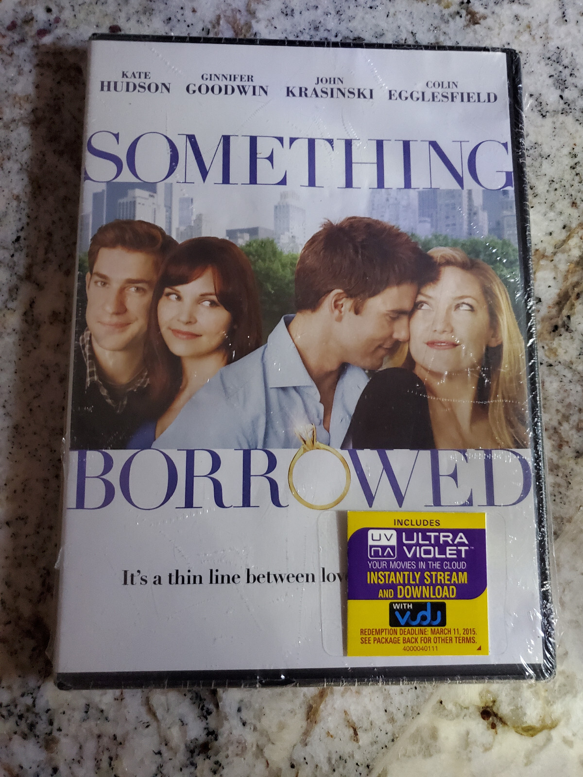 Something Borrowed 2011 Comedy DVD Kate Hudson Ginnifer Goodwin Brand New