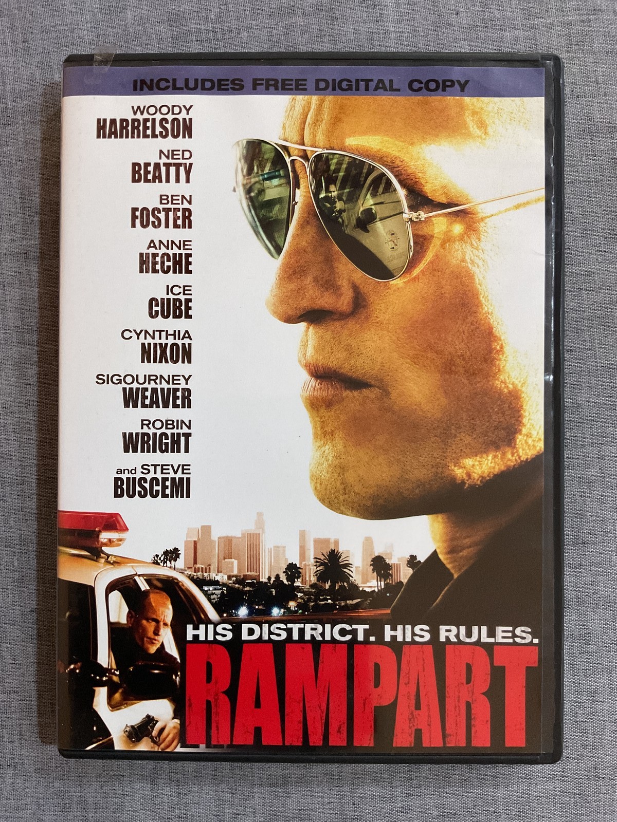 Rampart DVD Woody Harrelson Crime Drama Widescreen 2011 Digital Ice Cube