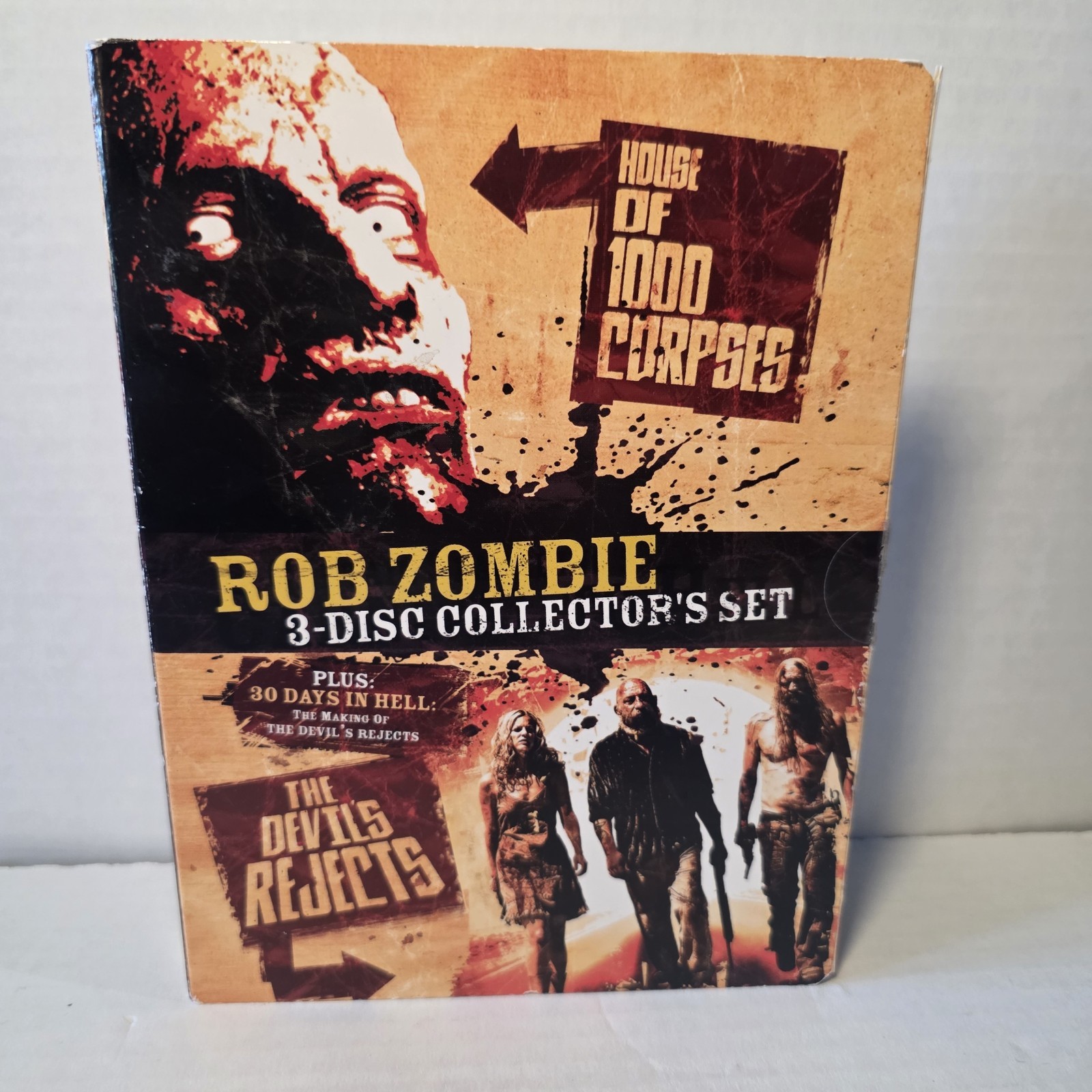 Rob Zombie 3-Disc Collector’s Set DVD House Of 1000 Corpses The Devil’s Rejects