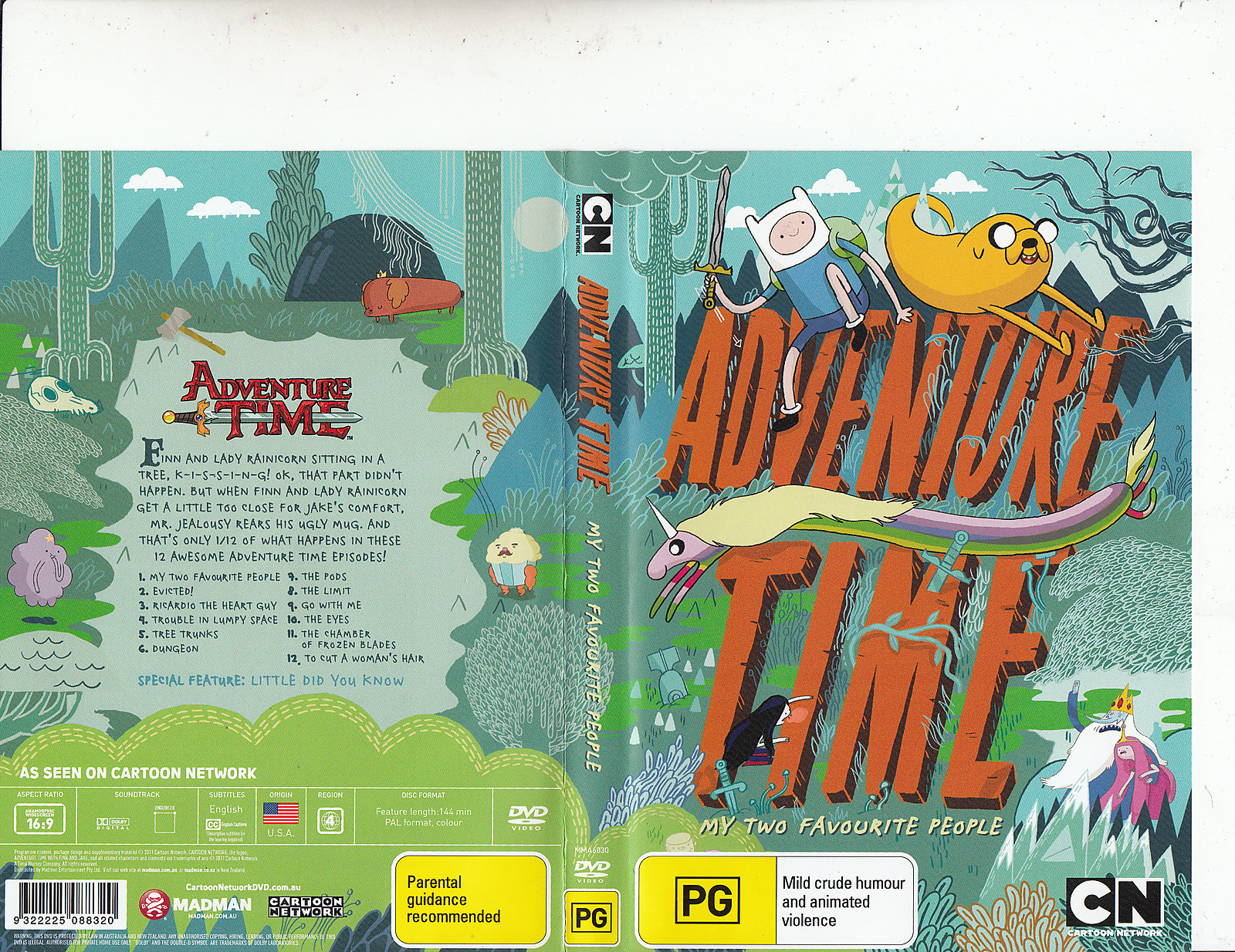 Adventure Time:My Two Favourite People-2010-TV Series USA-12 Epis[144 Min]-DVD