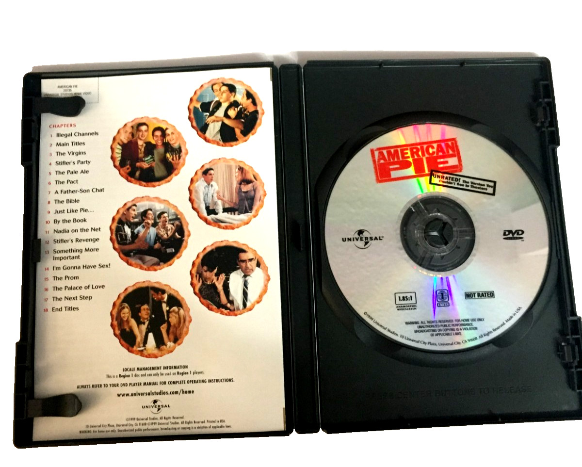 American Pie: Unrated Version Widescreen DVD Ships Same Day With Tracking