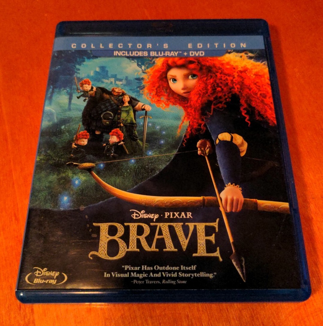 Brave blu-ray John Lasseter Andrew Stanton Pete Docter Kelly Macdonald
