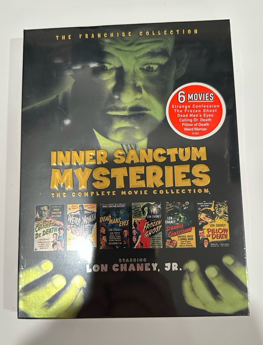 Inner Sanctum Mysteries Complete Movie Collection DVD Set, 6 Movies (NEW Sealed)