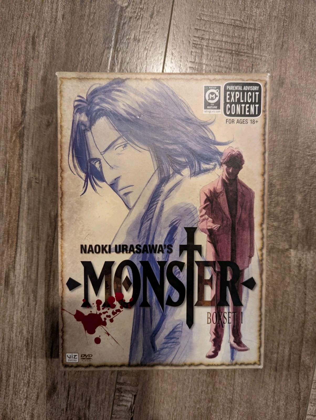 Naoki Urasawa’s Monster Box Set 1 DVD Disc 1,2 (Missing Disc 3)