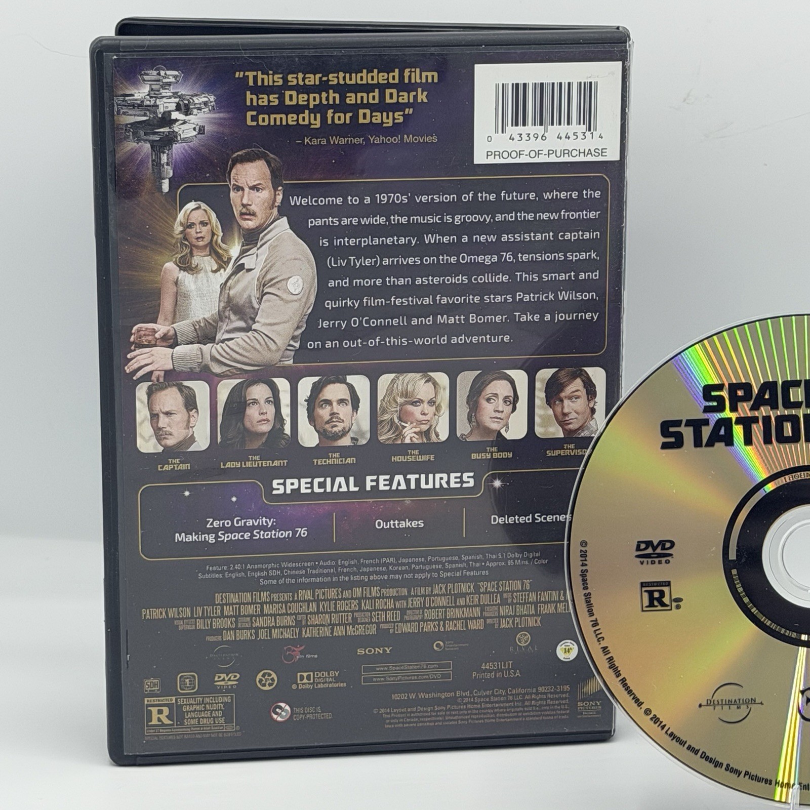 Space Station 76 DVD 2014 Sci-Fi Comedy Patrick Wilson Liv Tyler Matt Bomer