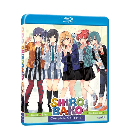 SHIROBAKO Blu-ray Anime Complete Series Collection 24 Epi Eng Sub+Dub Used Mint