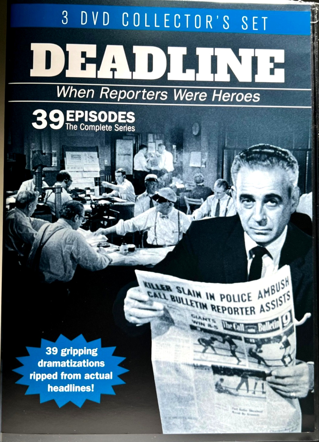 Deadline Complete Series DVD 1959 TV Show 3 Disc Set Film Chest 10-Pg Booklet
