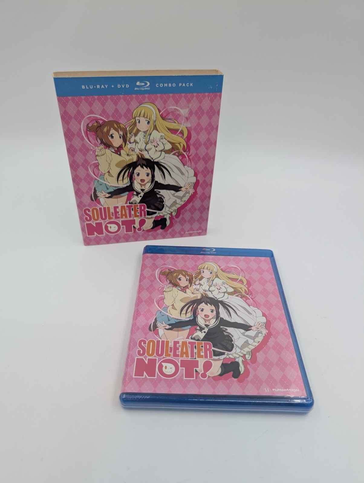 Soul Eater Not! Episodes 1-12 + Extras (Blu-ray Disc/DVD, 2015, 4-Disc Set) NEW