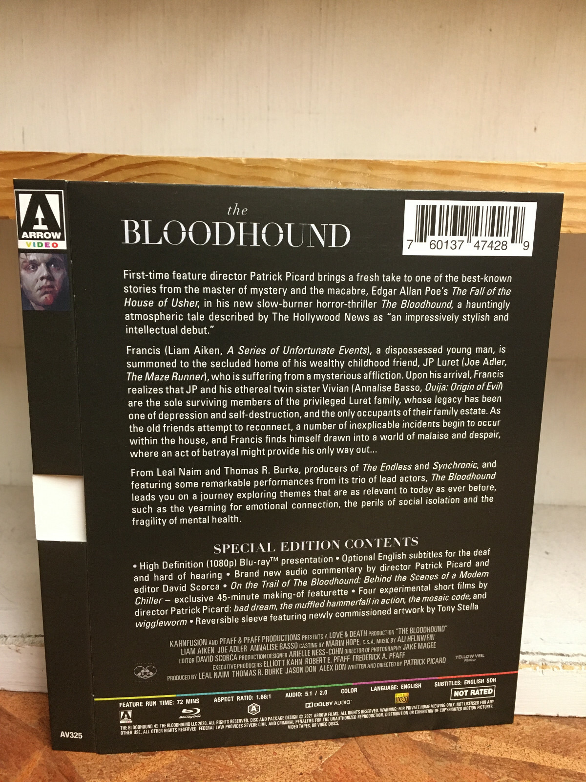 THE BLOODHOUND Blu Ray SLIPCOVER ONLY NO MOVIE ARROW VIDEO
