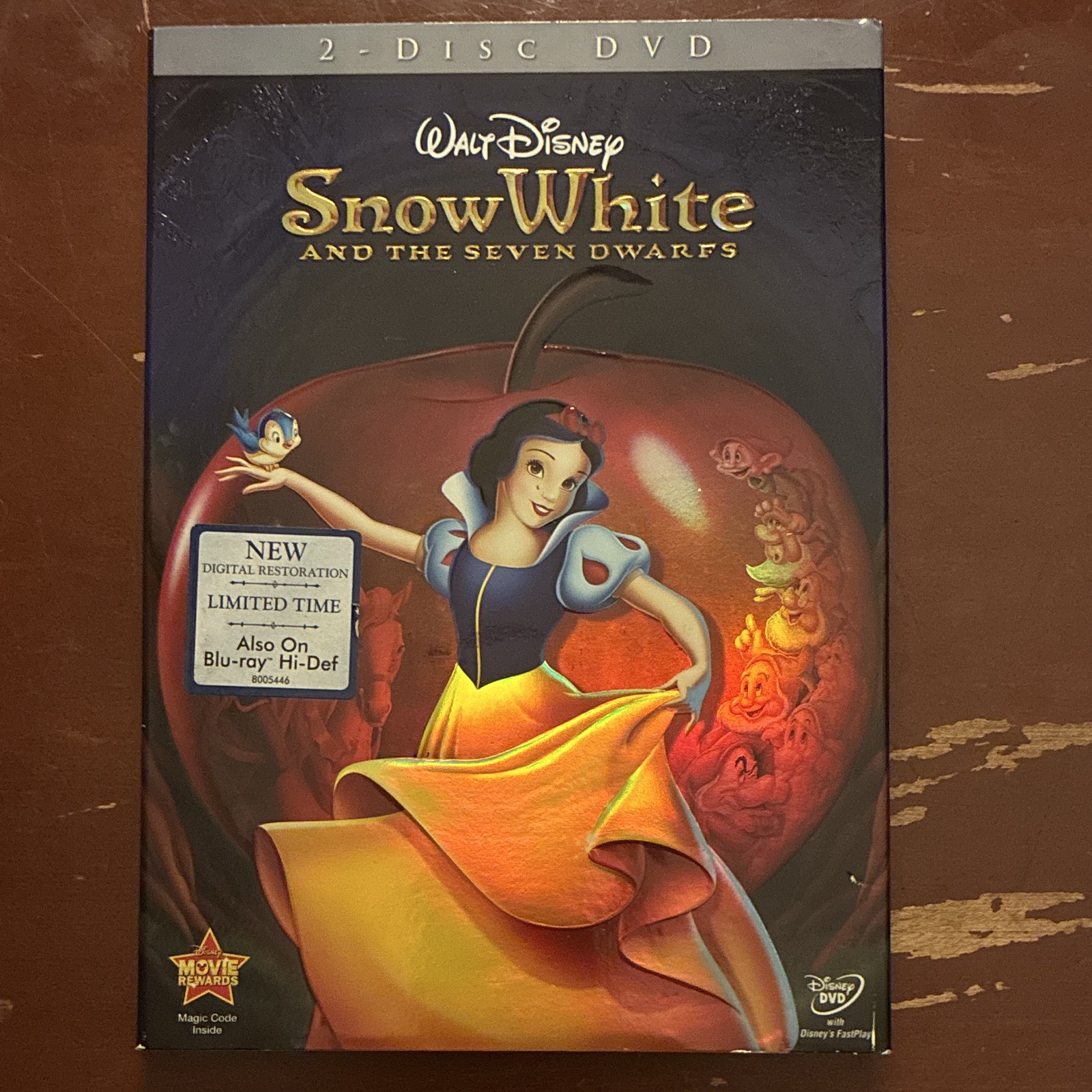 Walt Disney Snow White and the Seven Dwarfs DVD 2009 G 2-Disc NTSC 84 min
