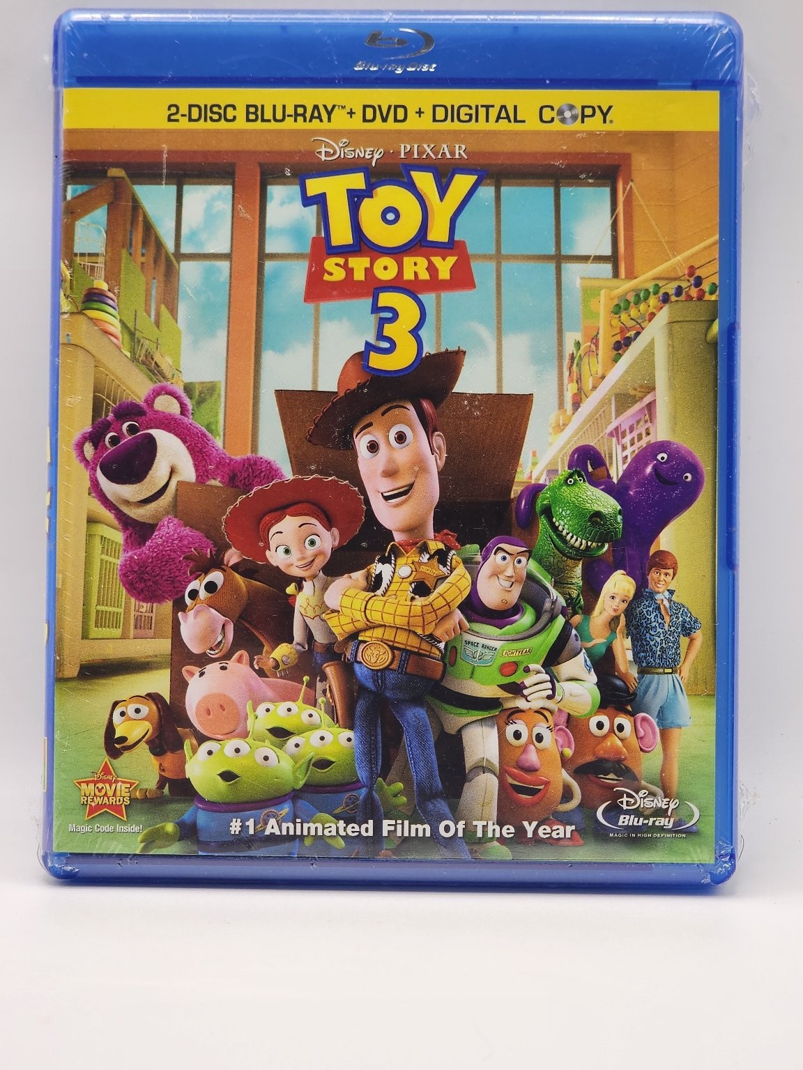Toy Story 3 Blu-ray DVD Digital Copy 2010 Pixar G 103 Min 4-Disc Combo Pack