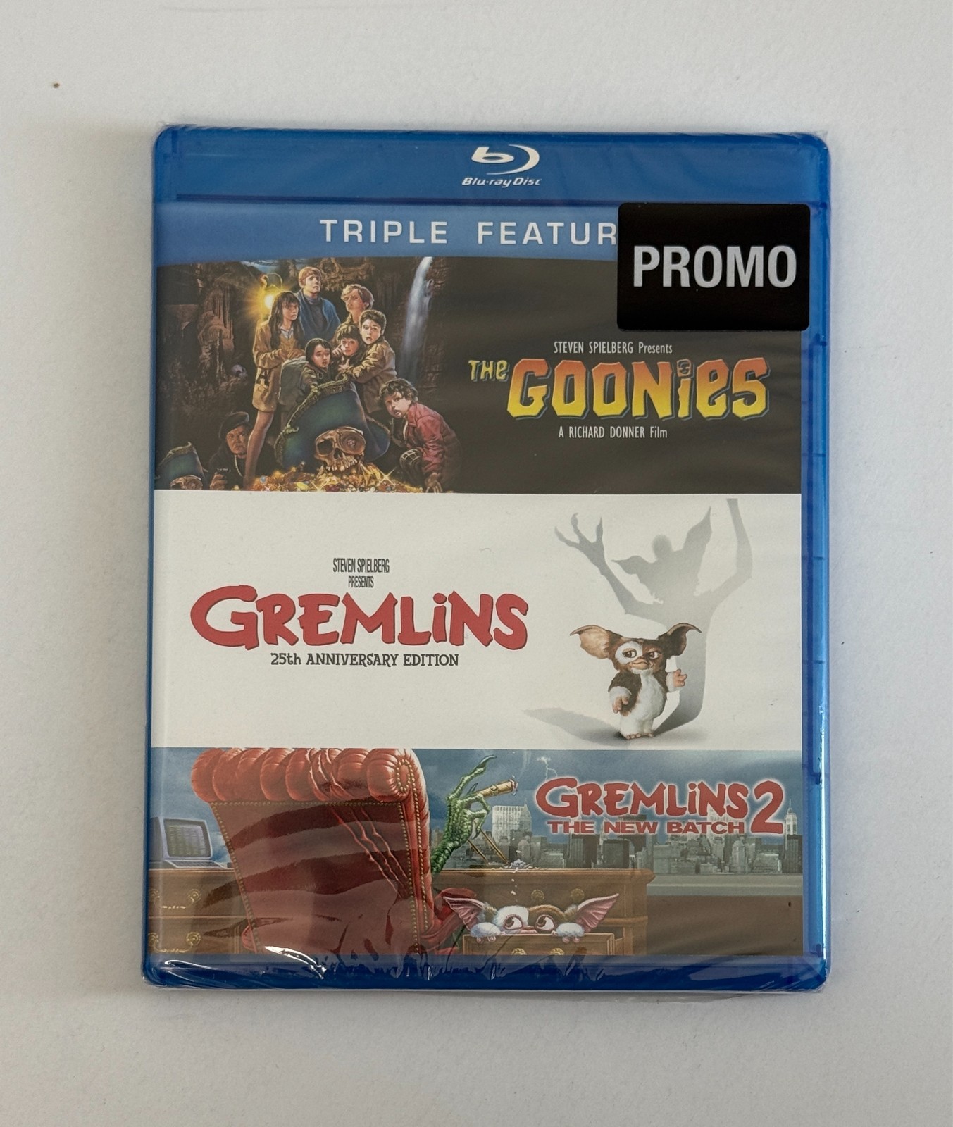 The Goonies Gremlins Gremlins 2 Triple Feature Blu-ray New Sealed