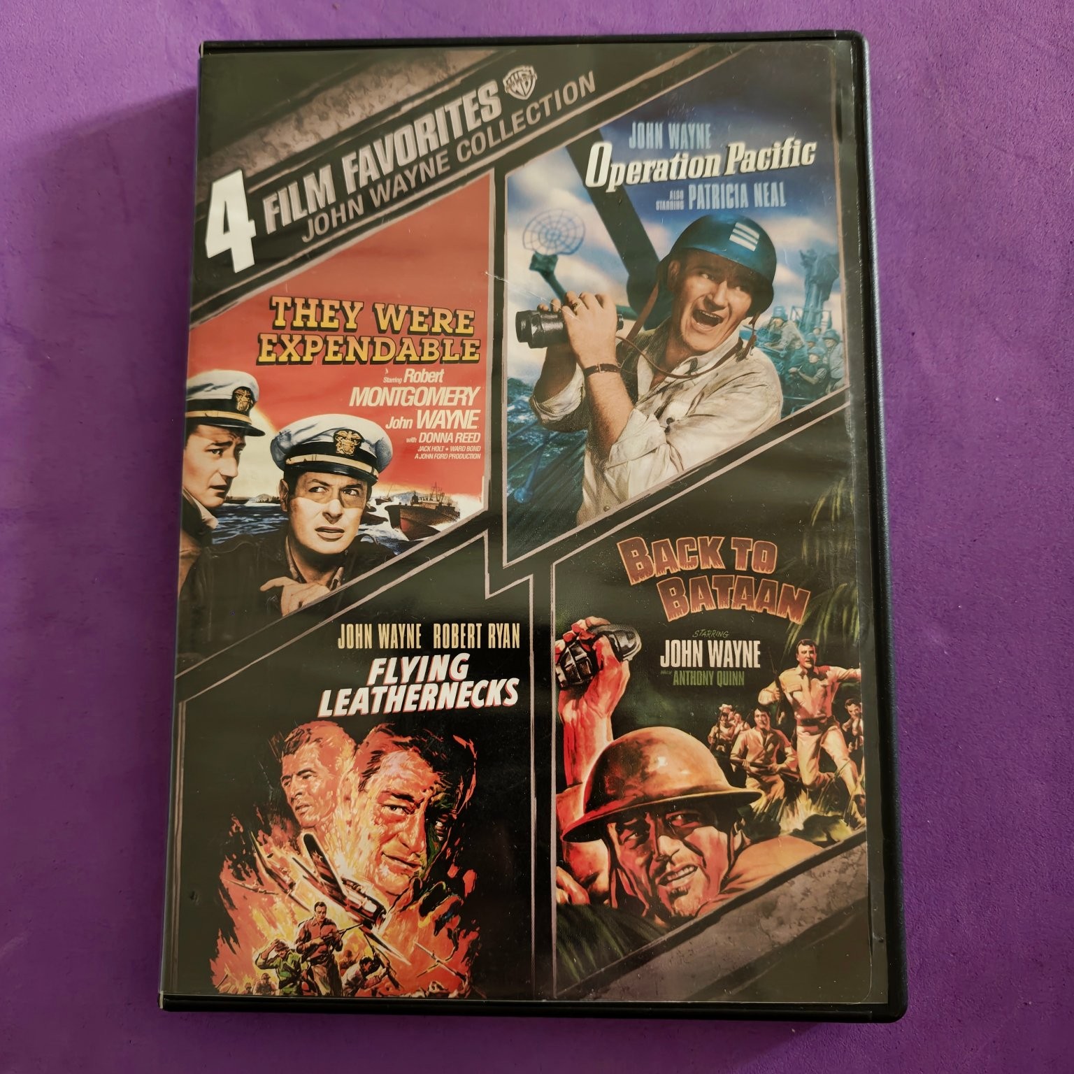 4 Film Favorites John Wayne Collection DVD 2007 War Action Drama Robert Ryan