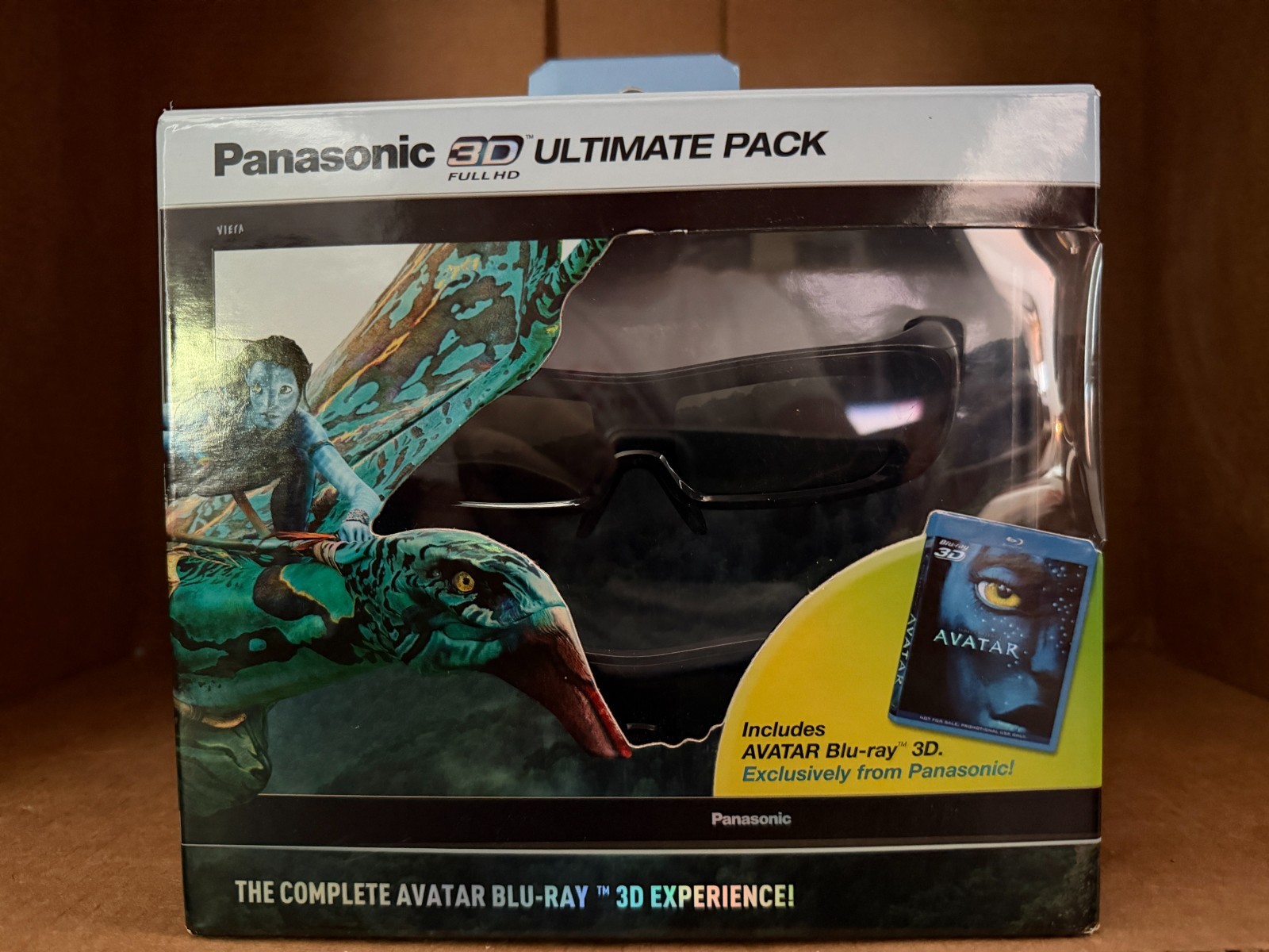 AVATAR BLU-RAY HD JAMES CAMERON PANASONIC COMPLETE 3D EXPERIENCE ULTIMATE PACK