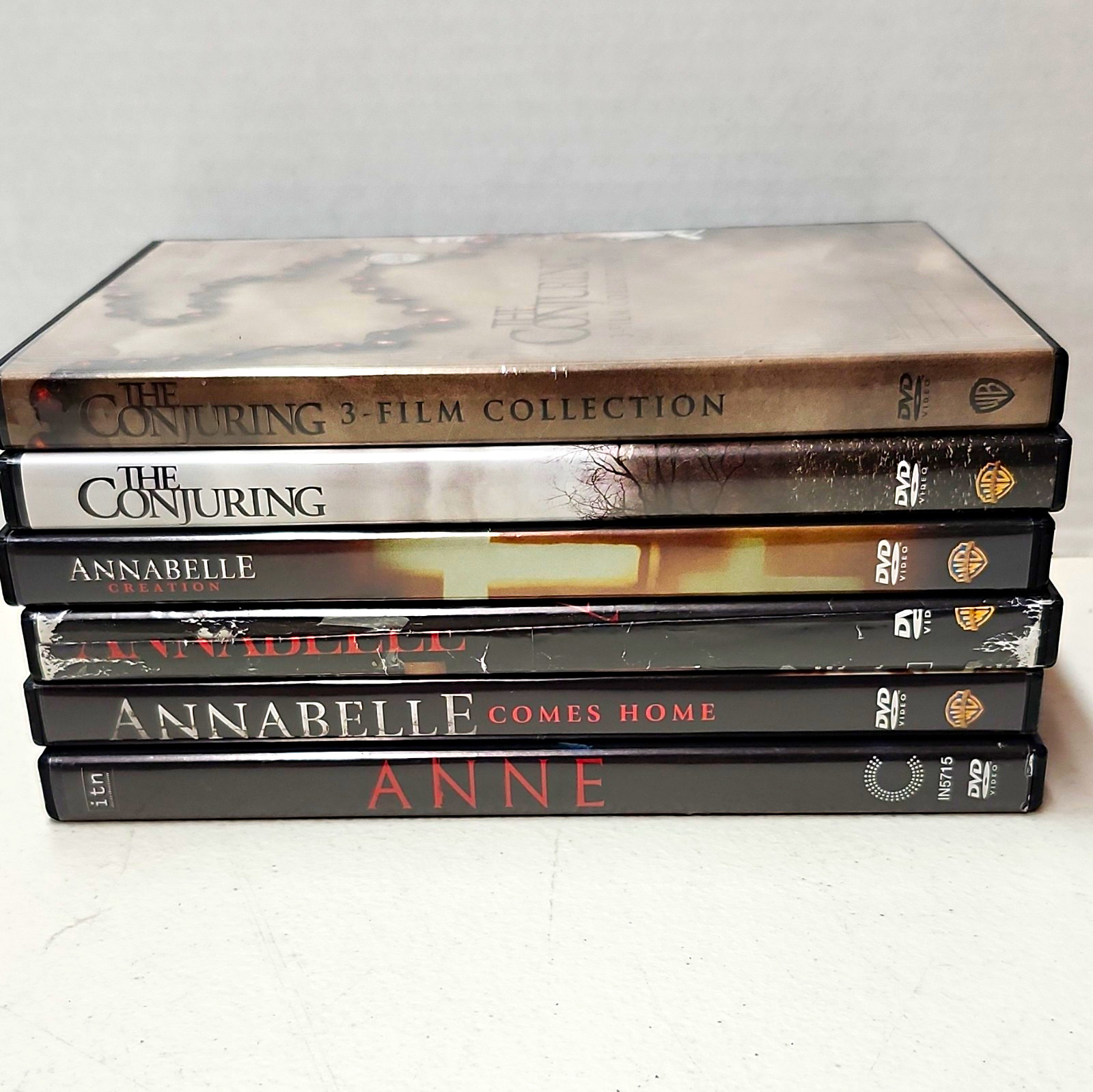 The Conjuring Universe The Conjuring 6 DVD Box Collection Set. Annabelle Is Real