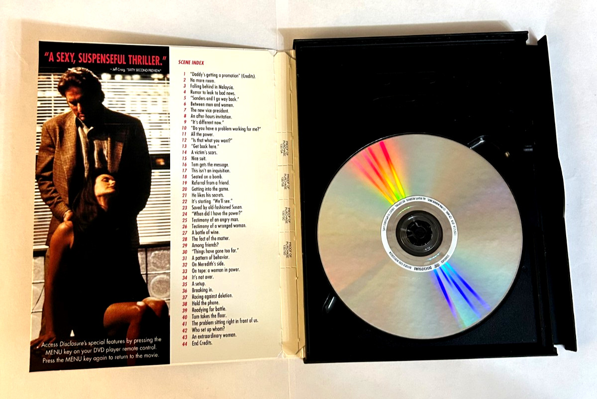 Disclosure Michael Douglas DVD Ships Same Day With Tracking