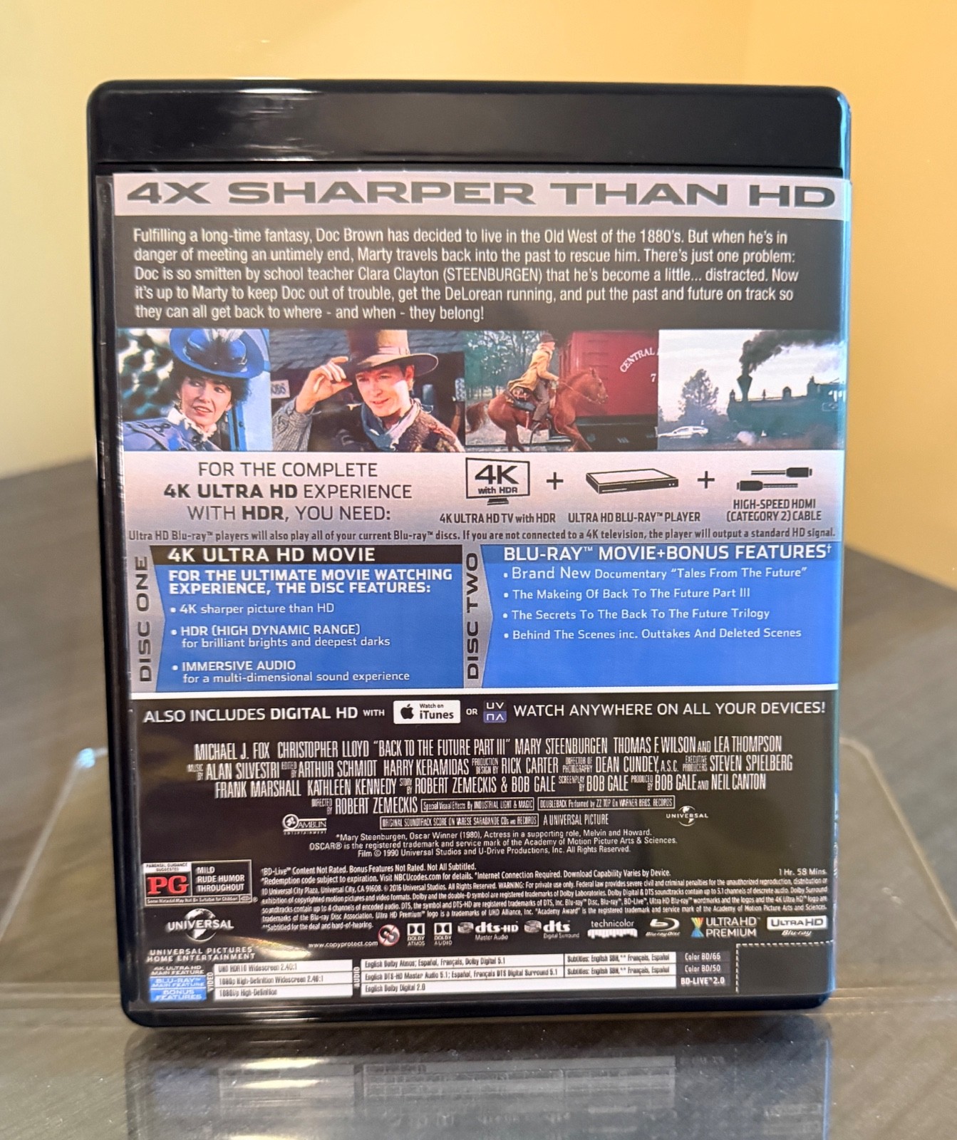 Back to the Future Ultimate Trilogy CUSTOM BOXSET with CASES (NO MOVIES!)