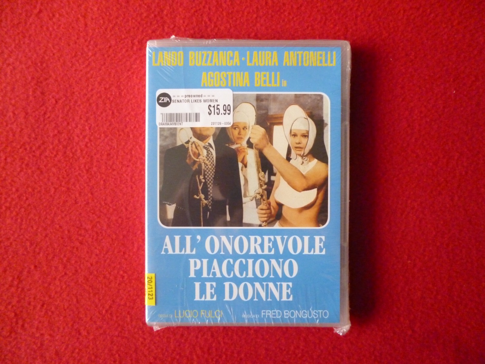 ALL’ ONOREVOLE PIACCIONO LE DONNE (THE SENATOR LIKES WOMEN) DVD EXCELLENT.