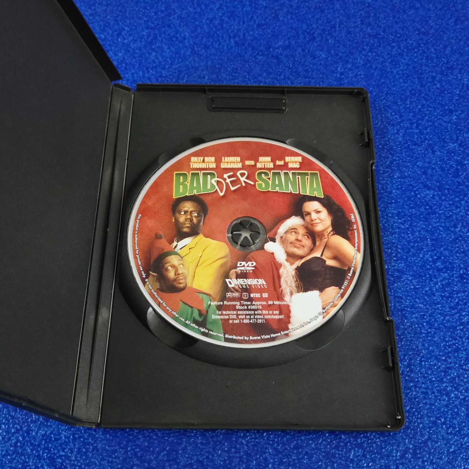 Bad Santa 2003 DVD Billy Bob Thornton / Tommy Norris Landman & Yellowstone Actor