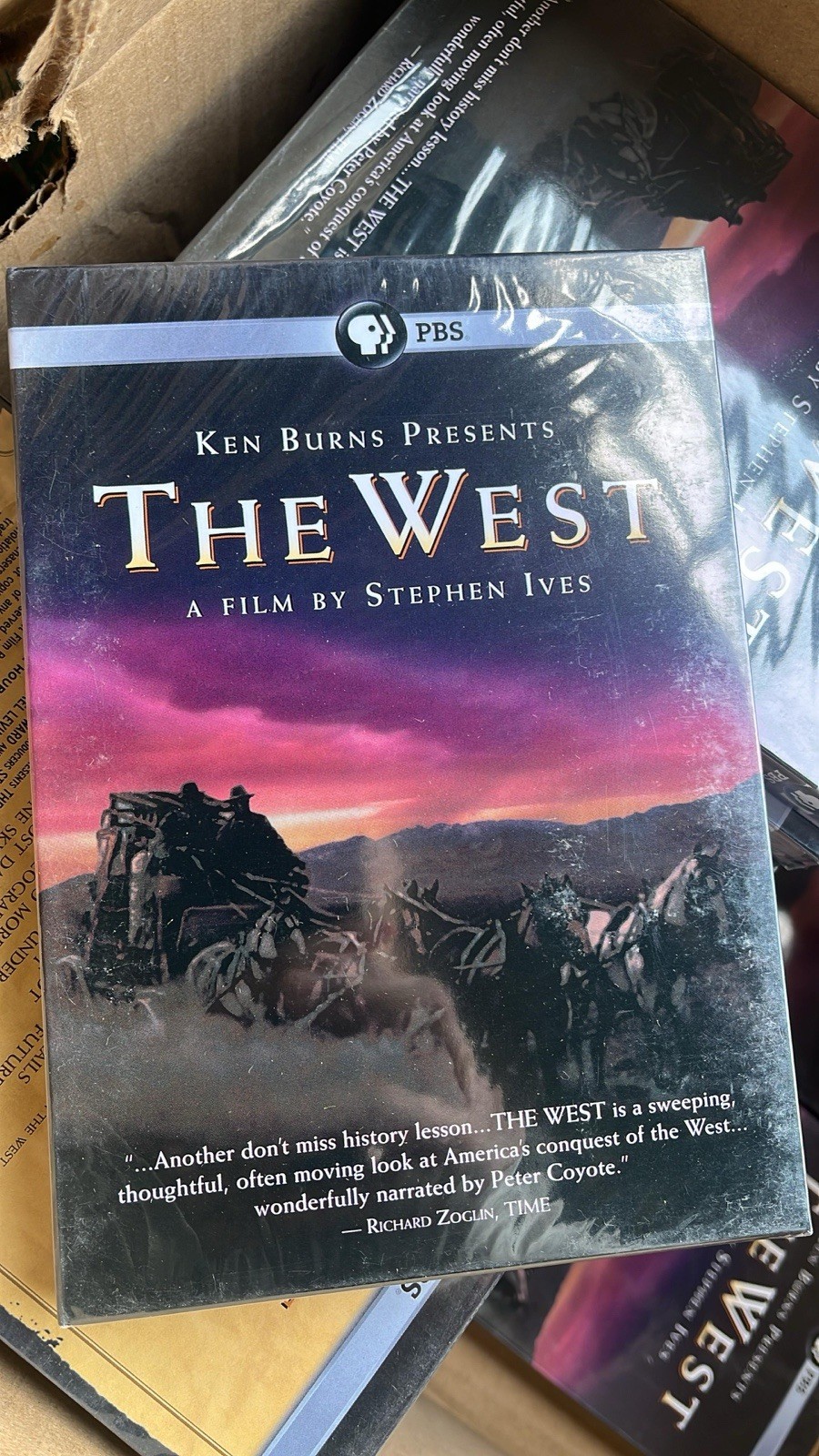 Ken Burns Presents the West Film by Stephen Ives 2004 PBS DVD, 5-Disc Set. New!