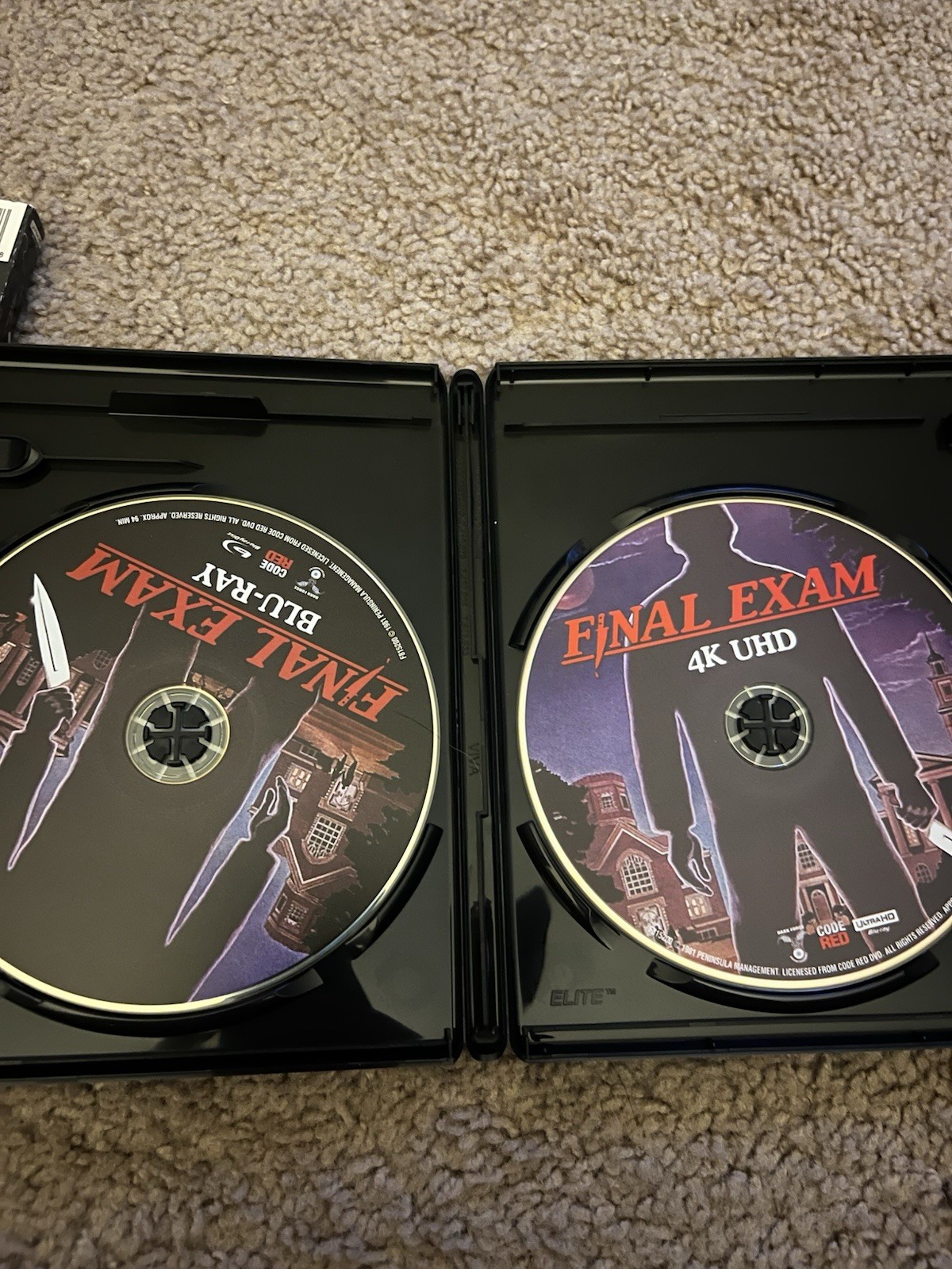 Final Exam (1981) 4K + Blu Ray Dark Force w/Slipcover New Out Of Print Read!