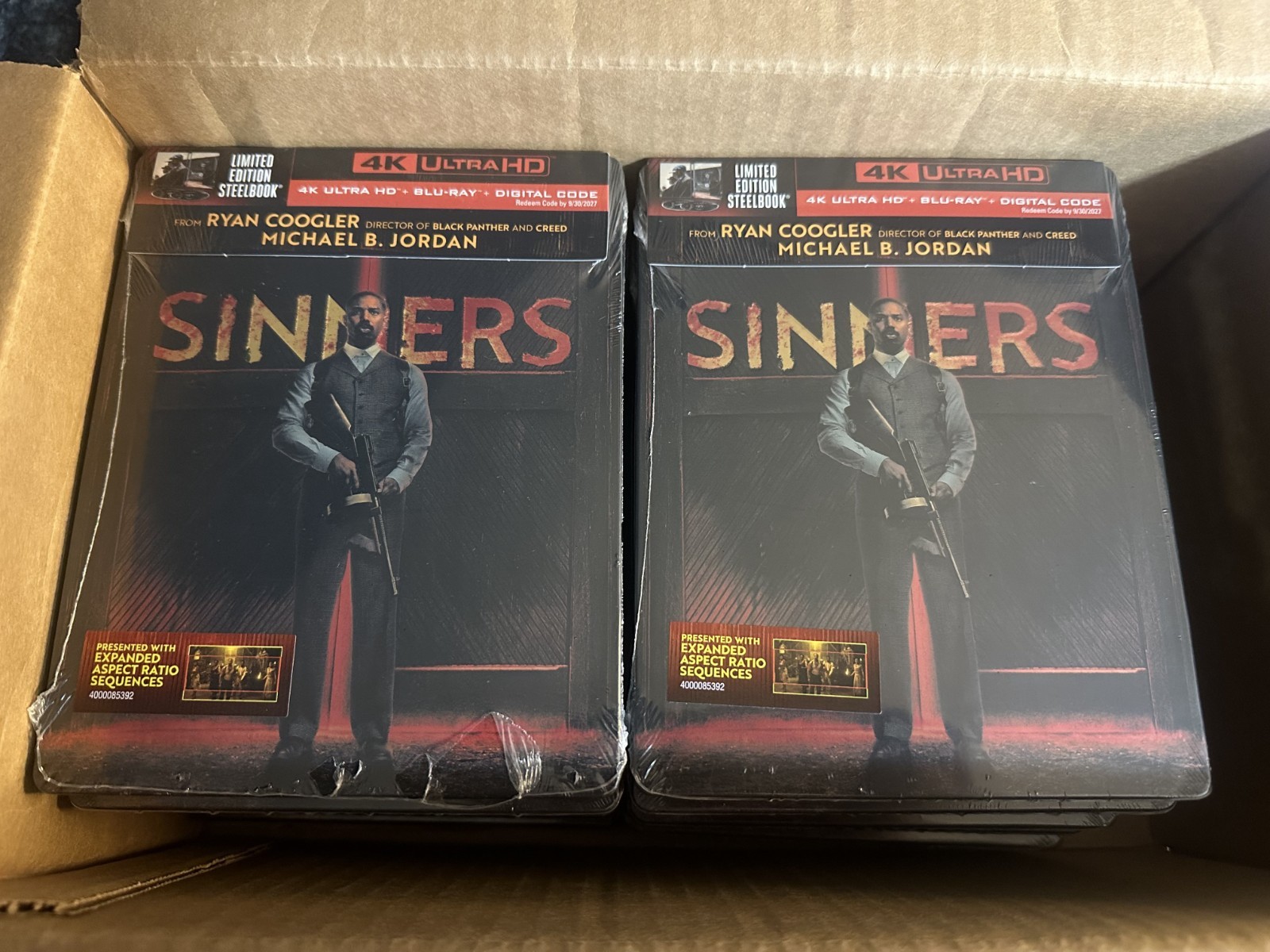 Sinners (Steelbook) (4K Ultra HD + Blu-ray + Digital Copy) Sealed – IN HAND