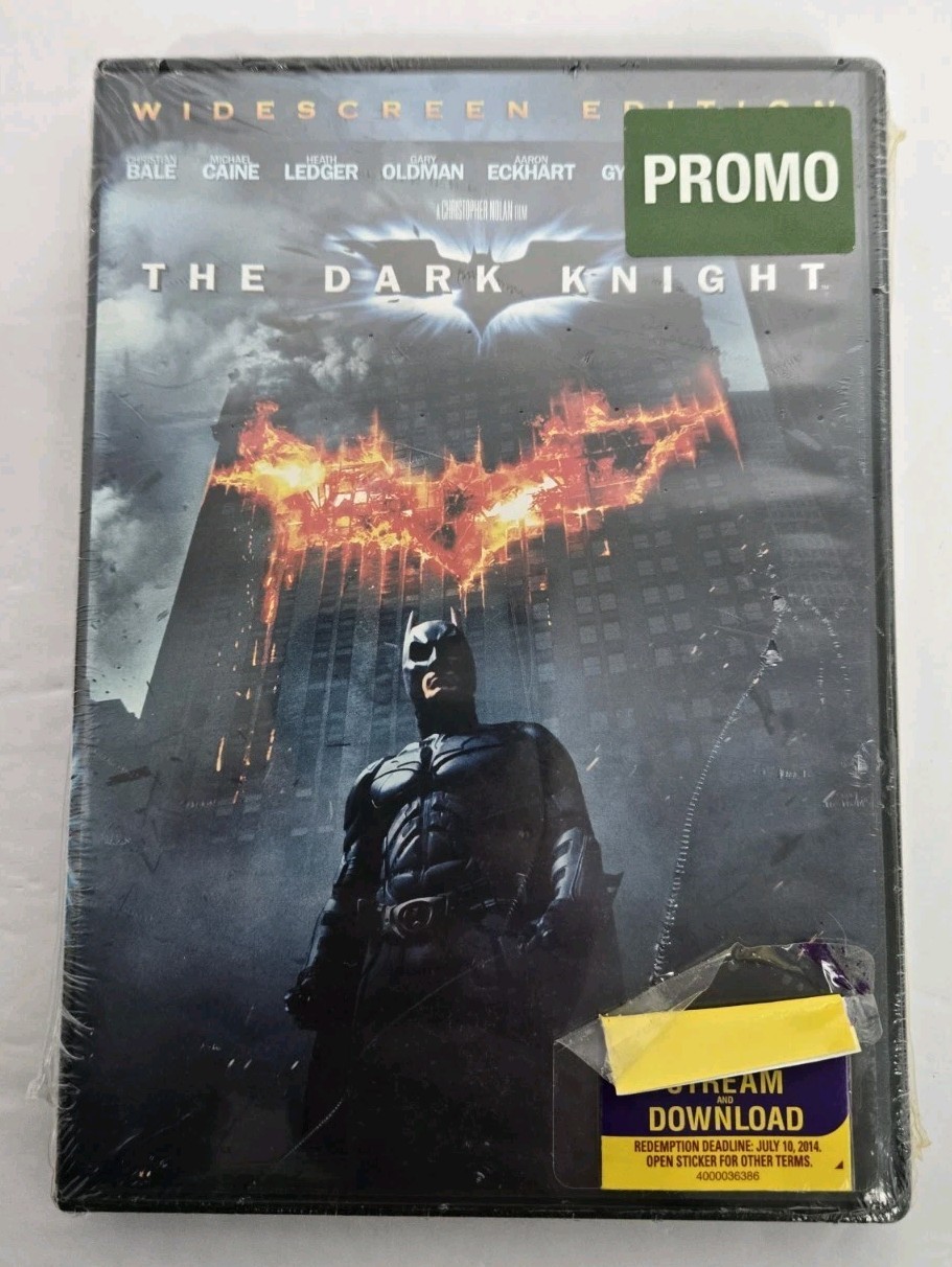 The Dark Knight DVD Batman Christian Bale Widescreen Promo New And Sealed