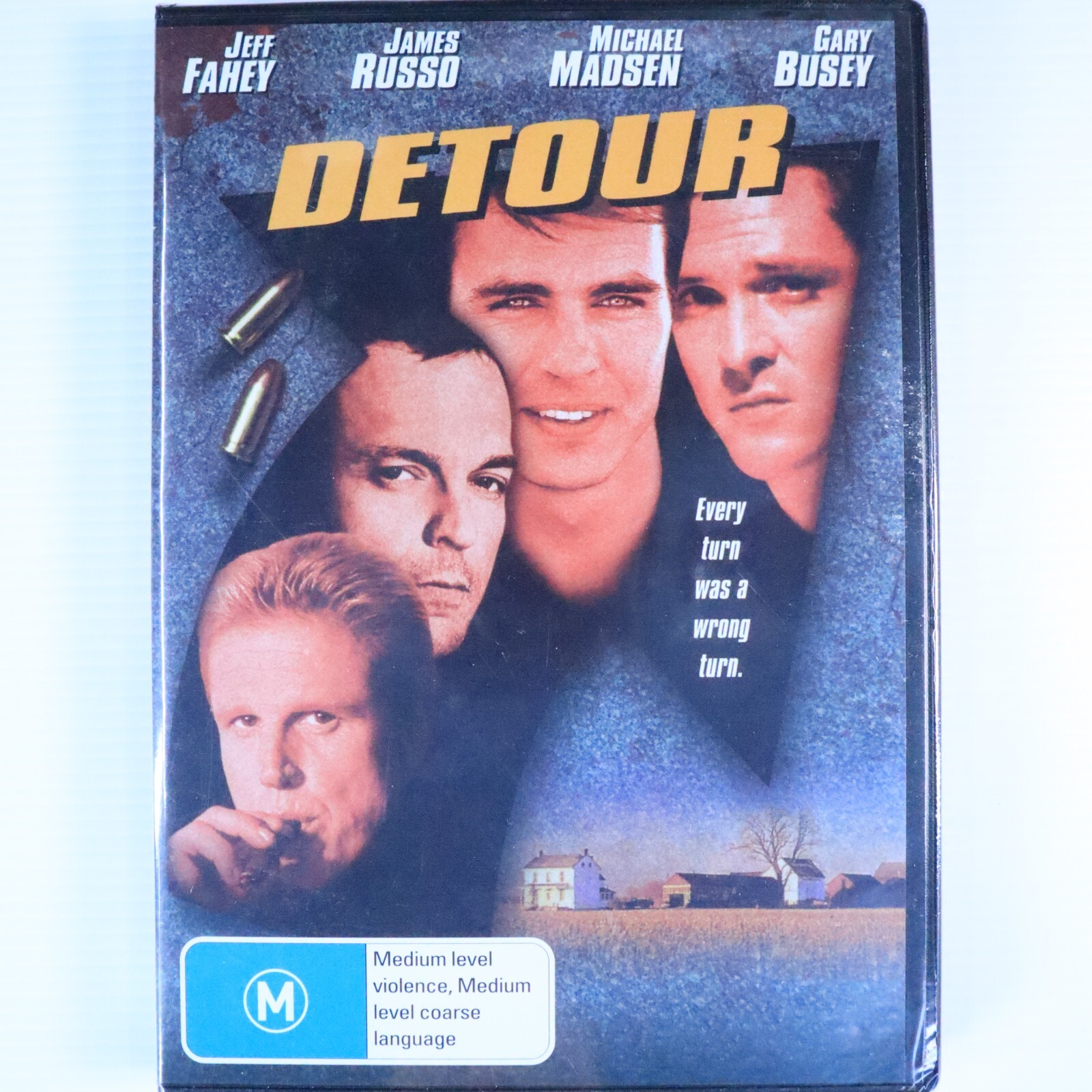 NEW Detour (DVD, 1998) Action Movie Film – Jeff Fahey, James Russo, Gary Busey