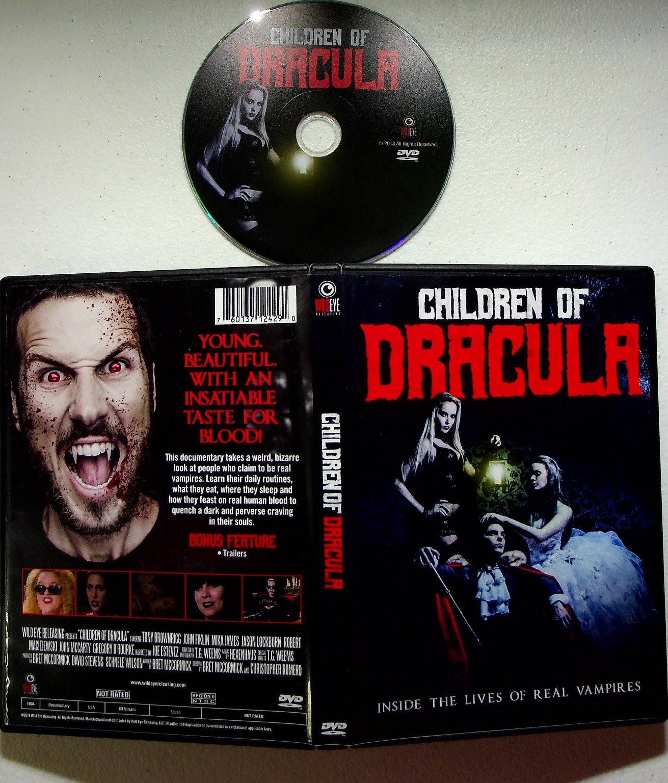 Children of Dracula DVD 2016 Documentary Horror Wild Eye Releasing 93 Min