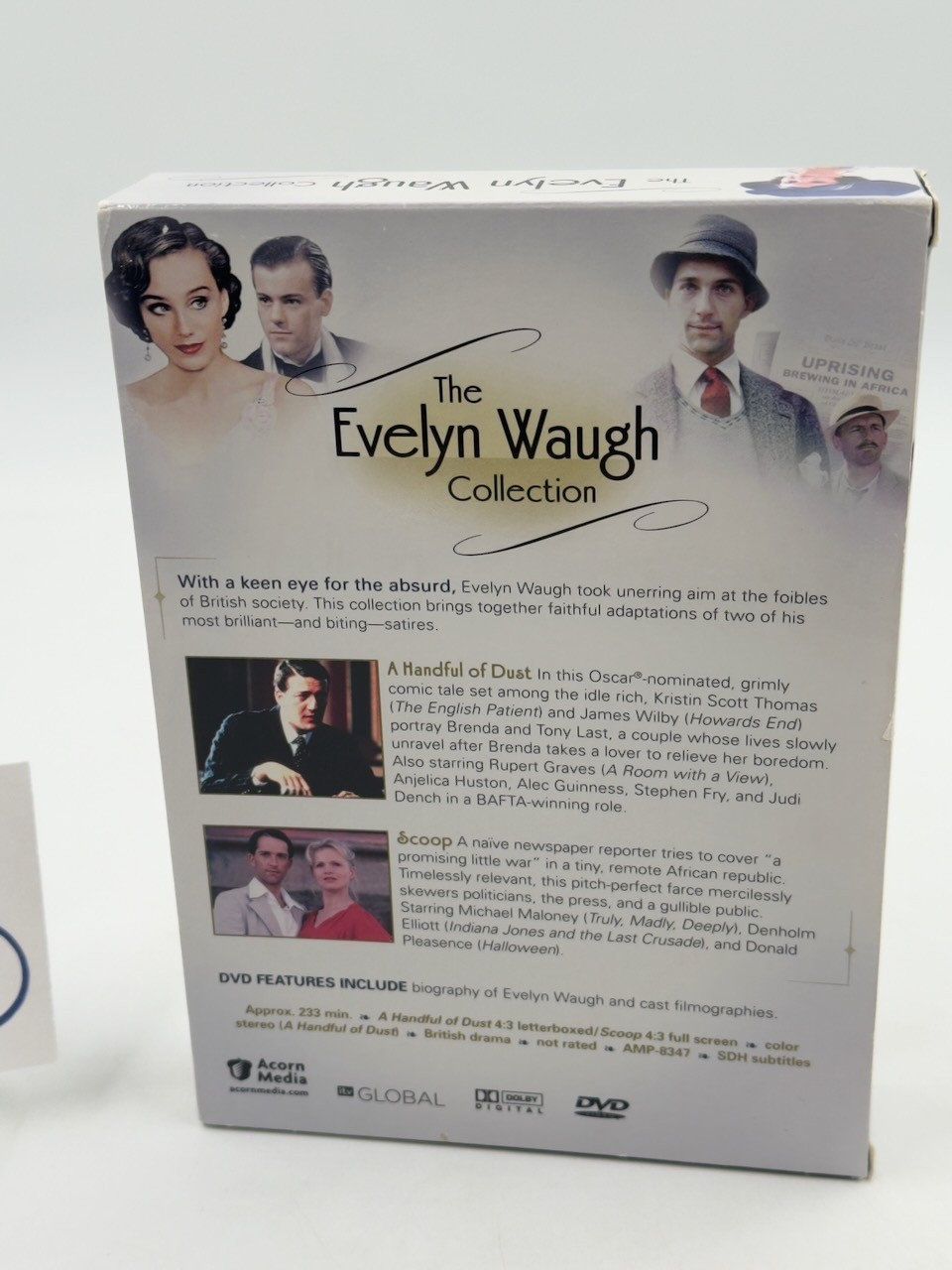 BBC – The Evelyn Waugh Collection, Acorn Media 2 Disc/Movie DVD Set, 2009