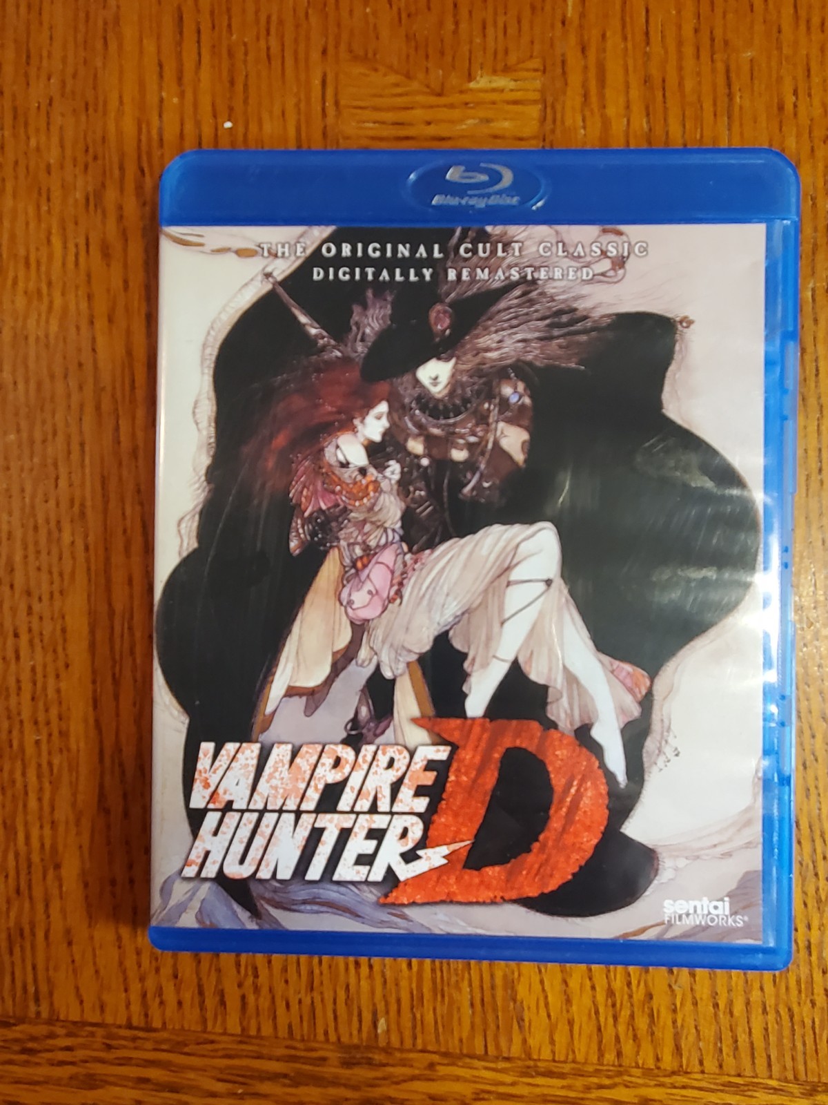 VAMPIRE HUNTER D (1985) BLU-RAY ORIGINAL RELEASE SENTAI FILMWORKS 2015 EXC!