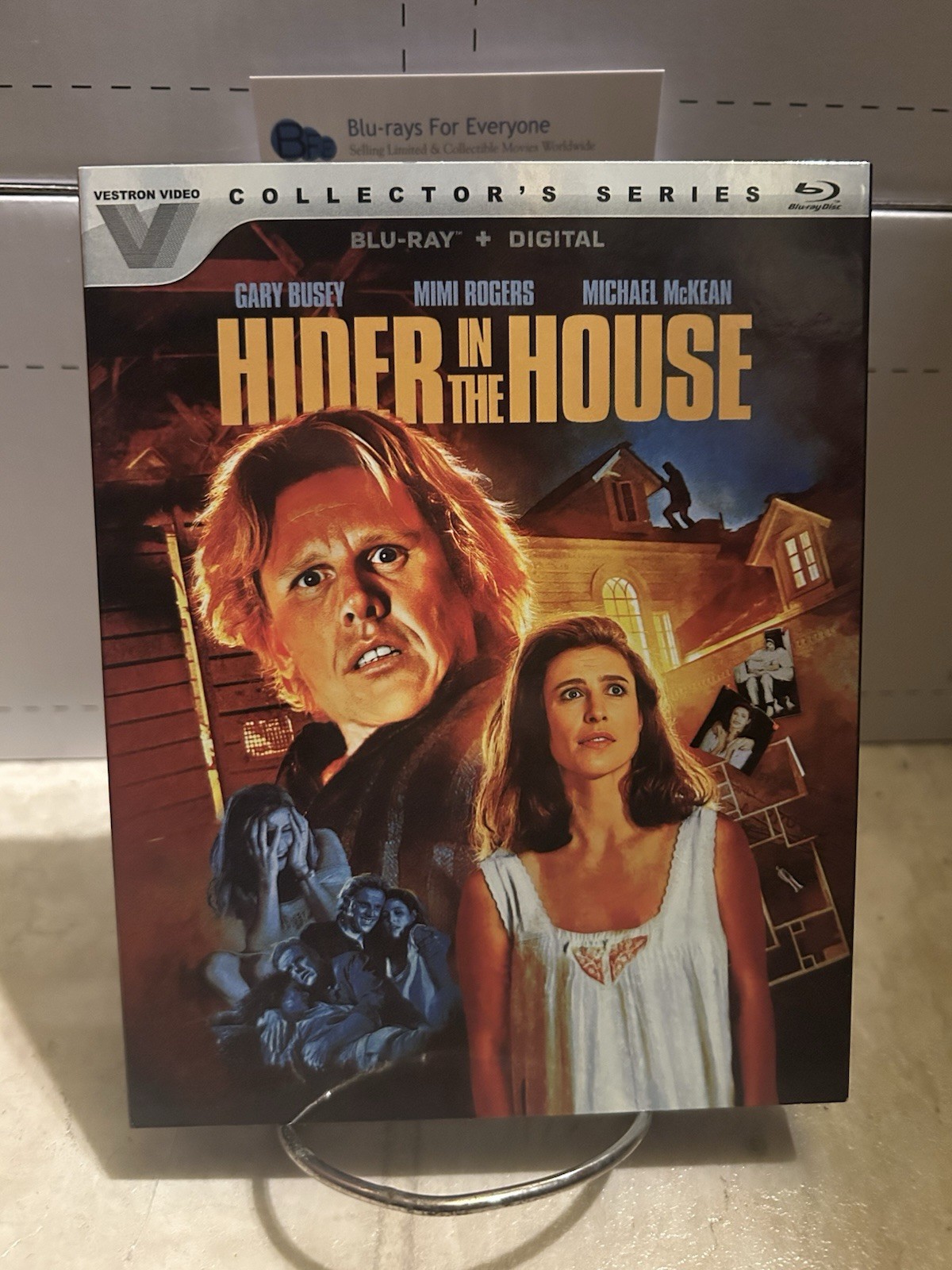 Hider in the House Blu-ray Slip Sleeve Cover 1989 Vestron Collectors Series #35
