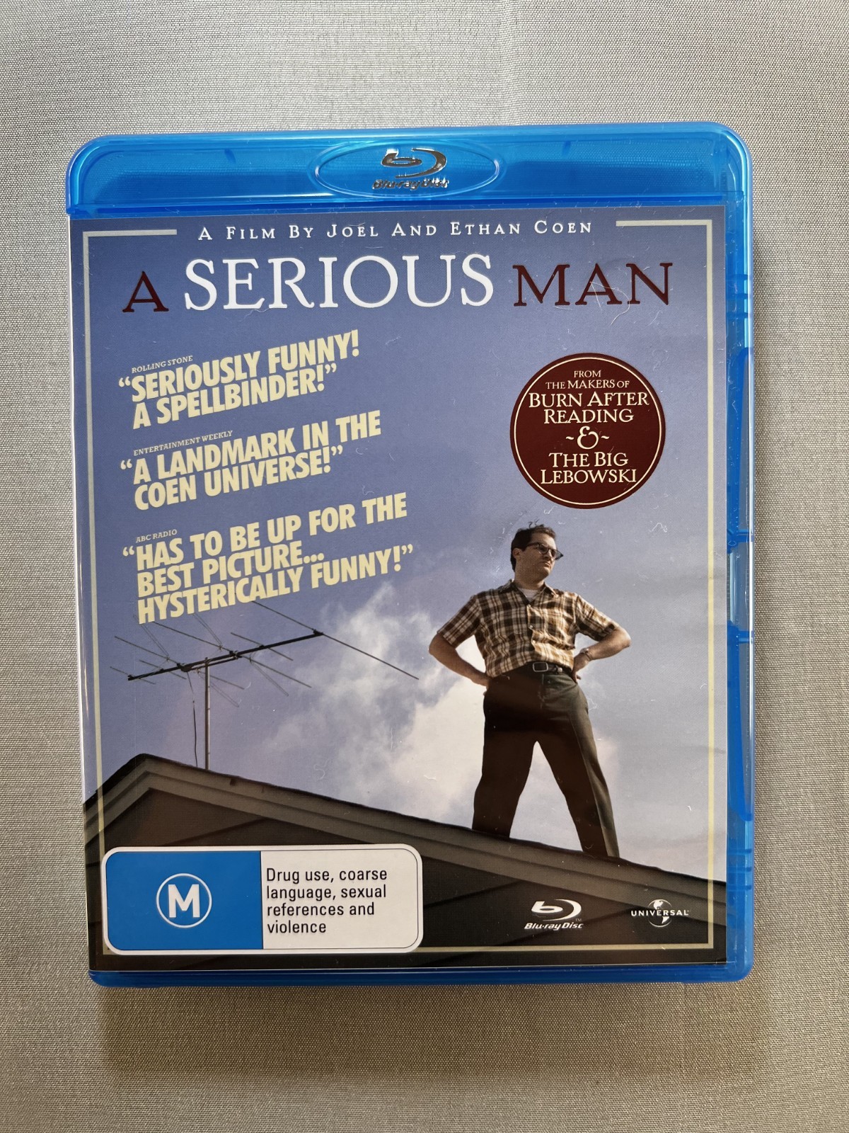 A Serious Man Michael Stuhlbarg (Blu-Ray) Very Rare Aus Release