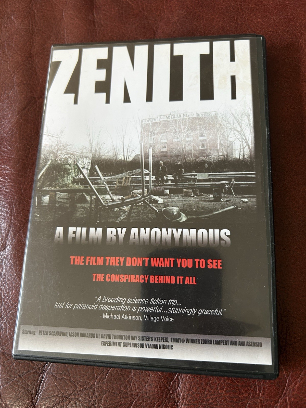 Cinema Purgatorio Zenith DVD 2010 Region Free NR Sci-Fi Thriller NTSC 93 min