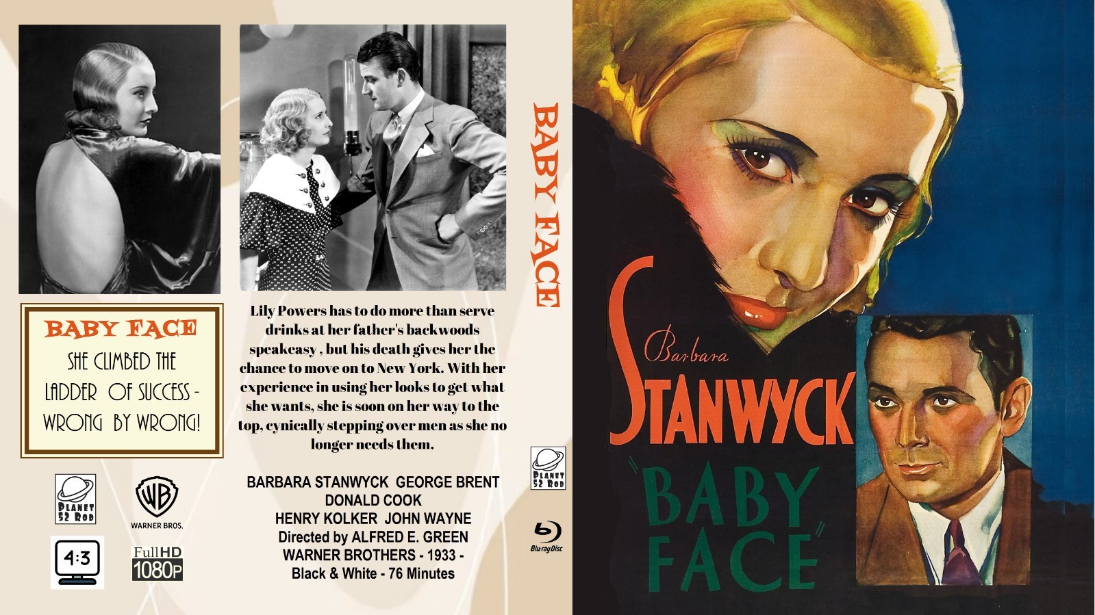 Baby Face (1933) 1080P BLURAY FILM NOIR CLASSIC