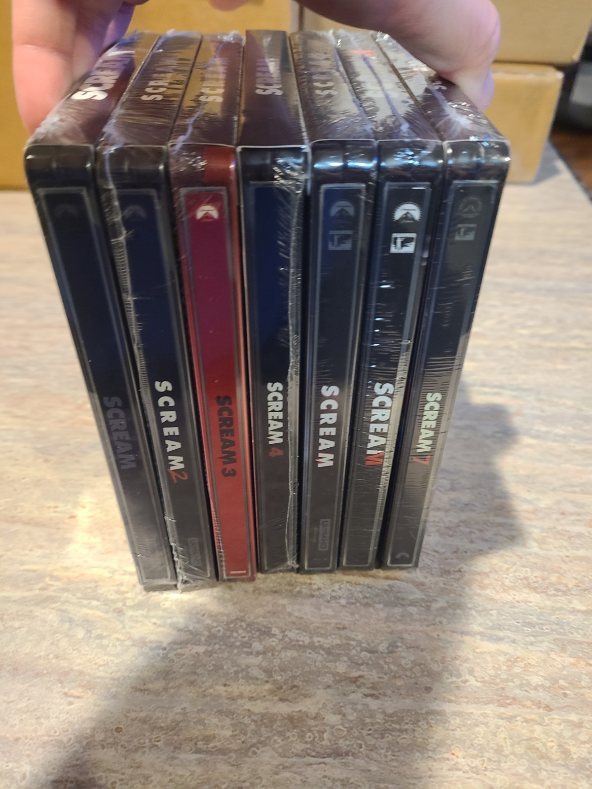 SCREAM 4K Steelbook Master Set 1, 2, 3, 4, 5, 6, 7 All NEW SEALED GHOSTFACE