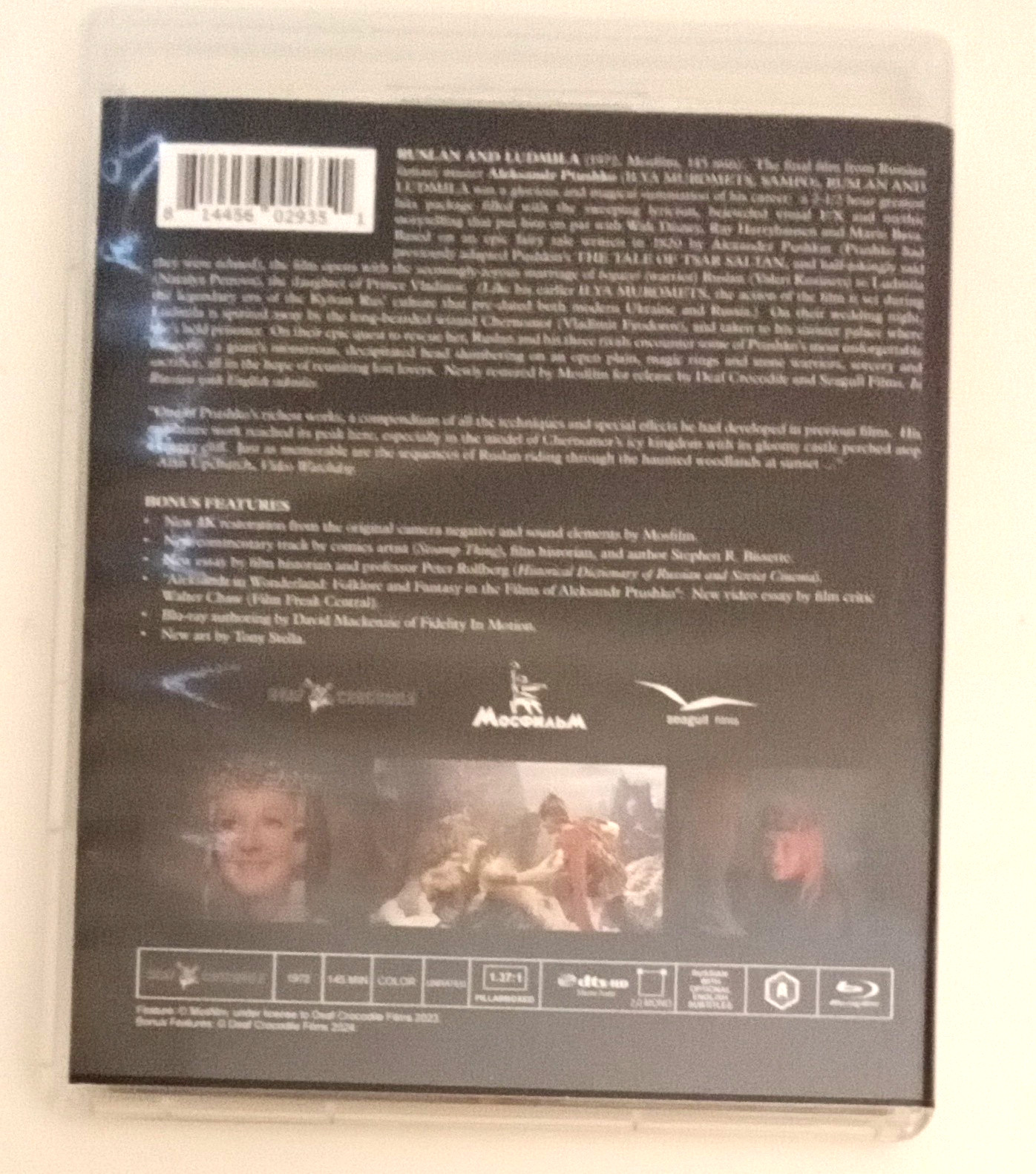 Ruslan and Ludmila (1972; 2024) (2k blu-ray, Region A) [Deaf Crocodile Films]