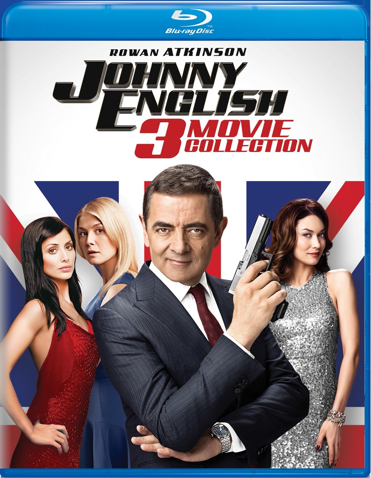 Johnny English 3-movie Collection Blu-ray Rowan Atkinson NEW