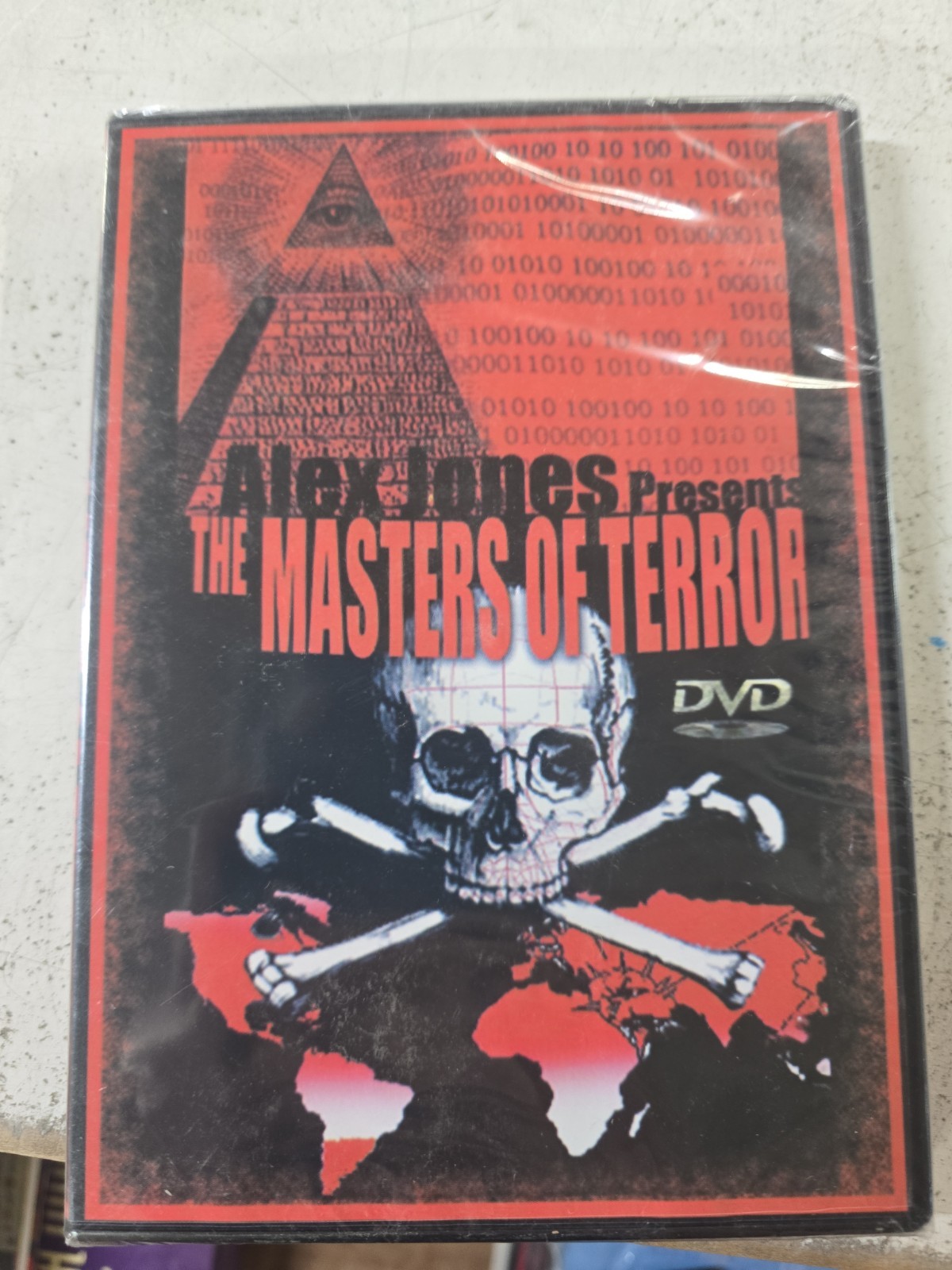 Alex Jones The Masters Of Terror DVD New & factory Sealed coverup Conspiracy