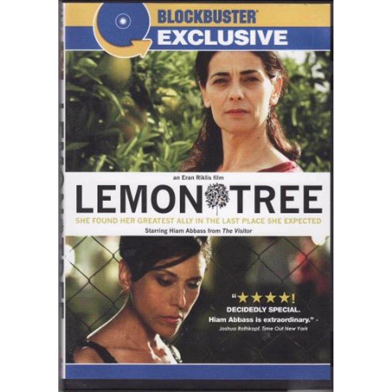 Lemon Tree (2008) DVD – Hiam Abbass, Ali Suliman