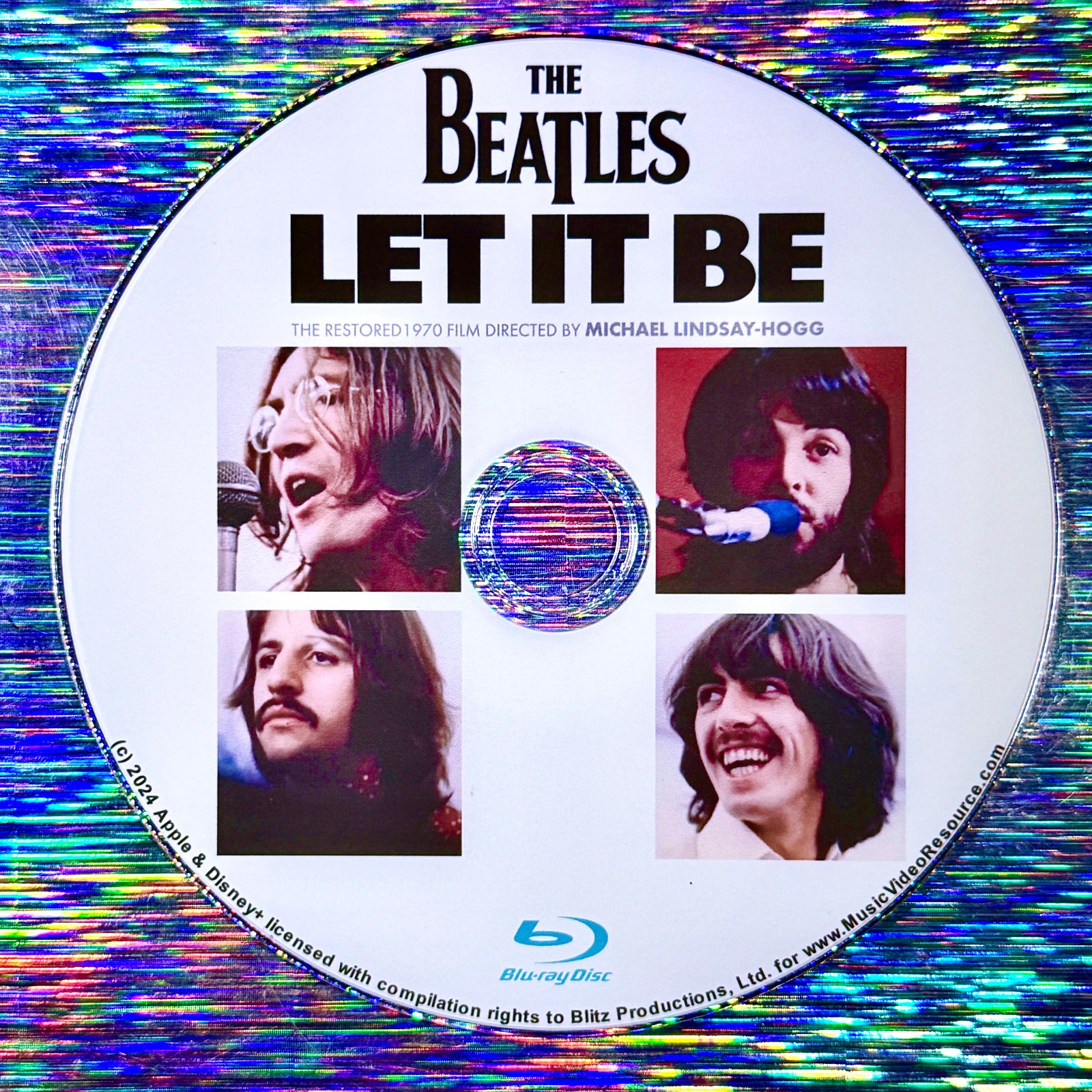 The Beatles LET IT BE 2024 RESTORED REMASTERED BLU-RAY REGION FREE NEW SEALED