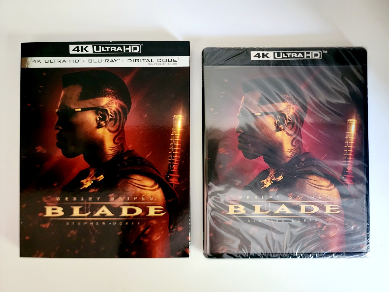 Blade (1998): 4K, Blu Ray, Digital w/ Slipcover Sealed New Mint US Ships in Box