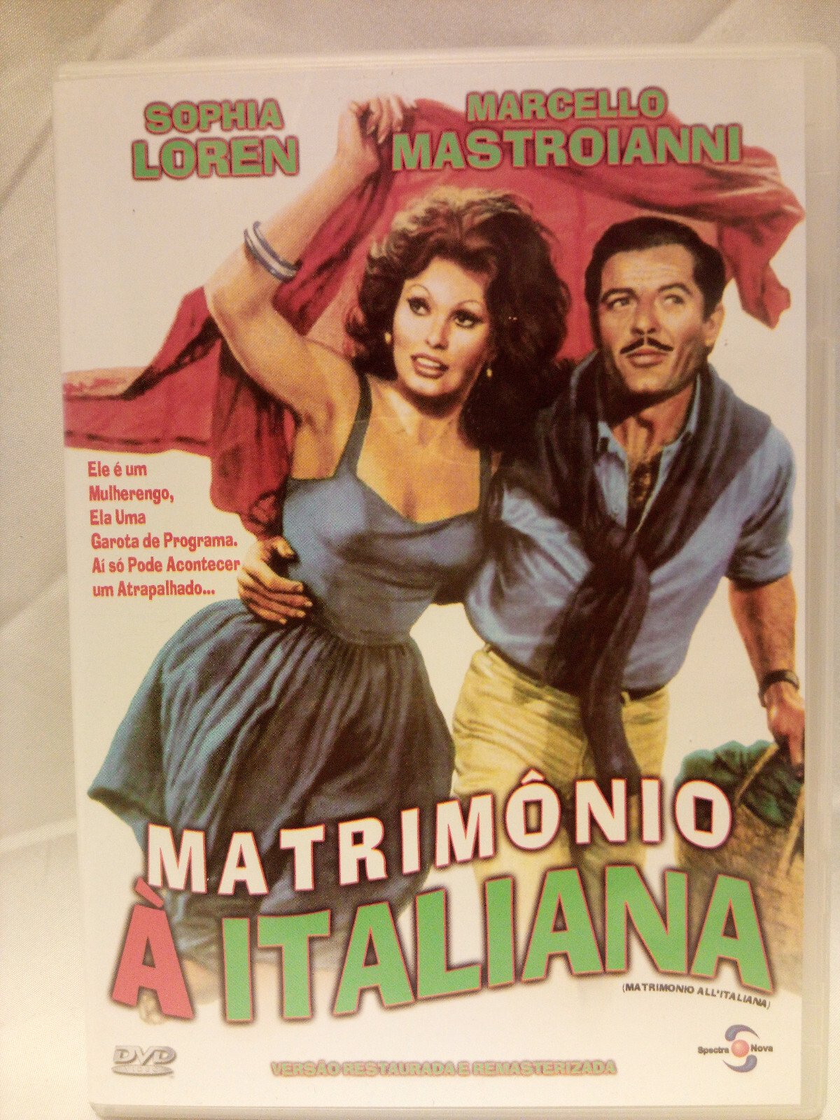 Marriage Italian Style – Matrimonio A Italiana DVD Sophia Loren – Portuguese