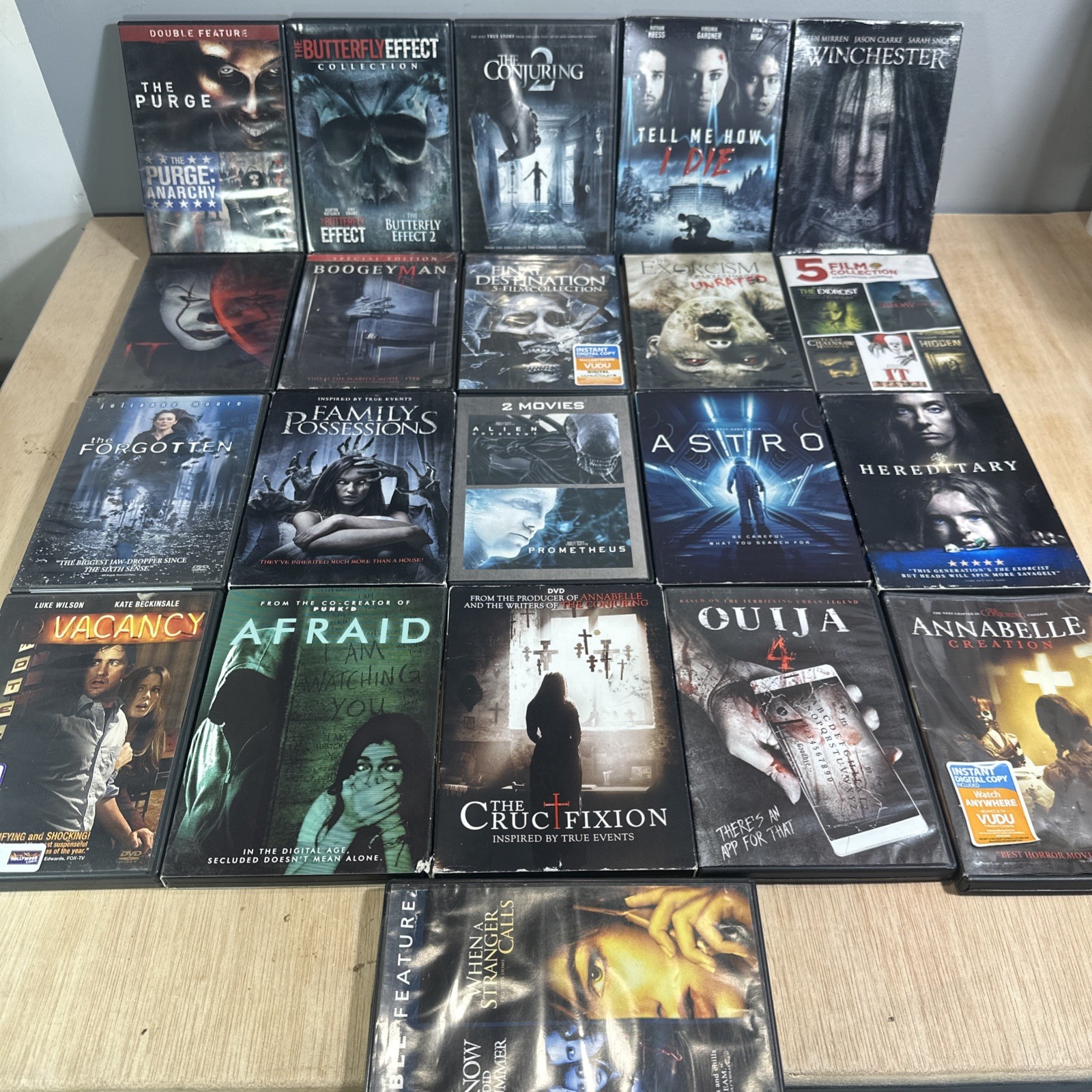 Lot of *21* Horror DVDs (Various Titles: Horror Suspense Drama Genres) Boogeyman