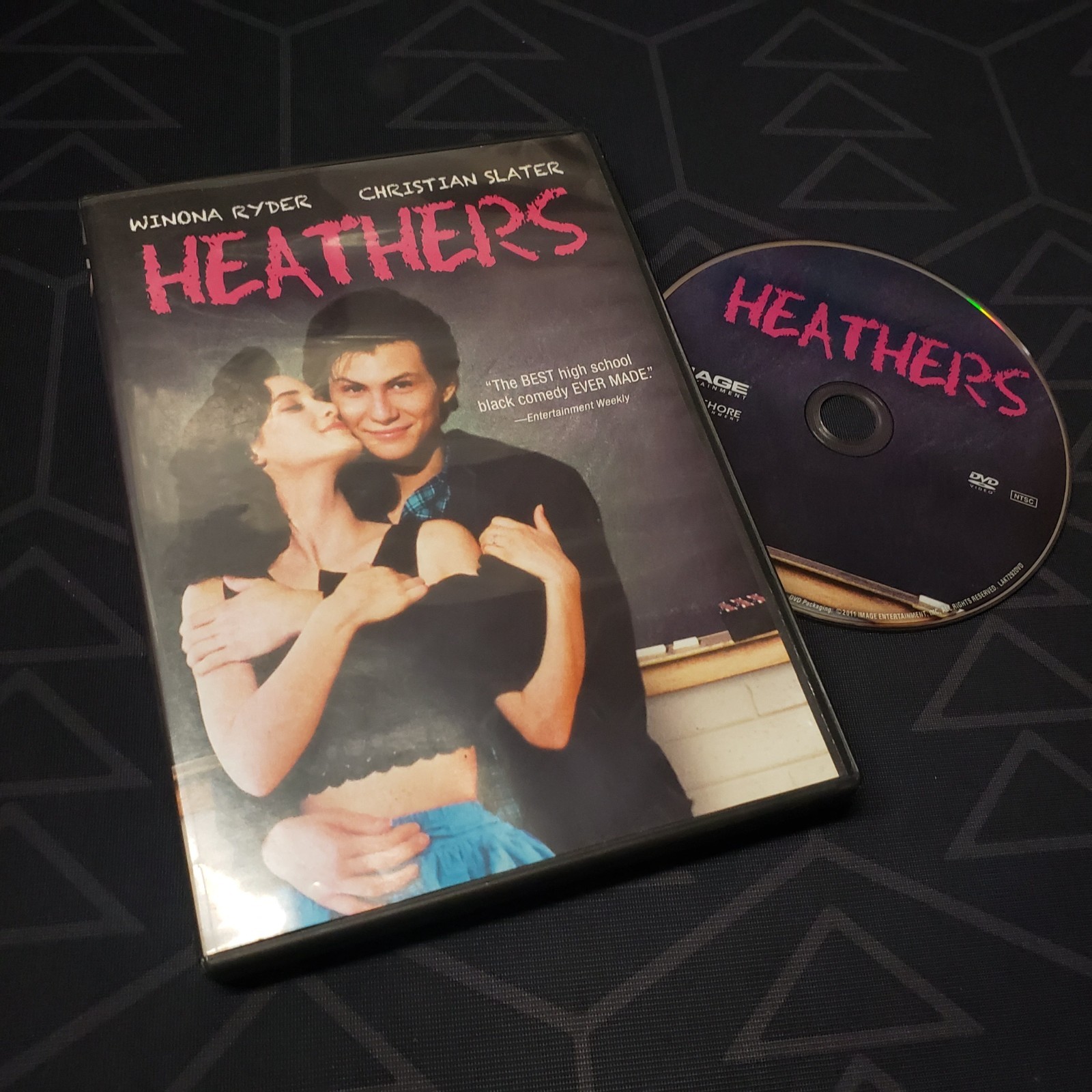 Heathers (DVD) Image Print. Winona Ryder Christian Slater 1989 comedy movie film