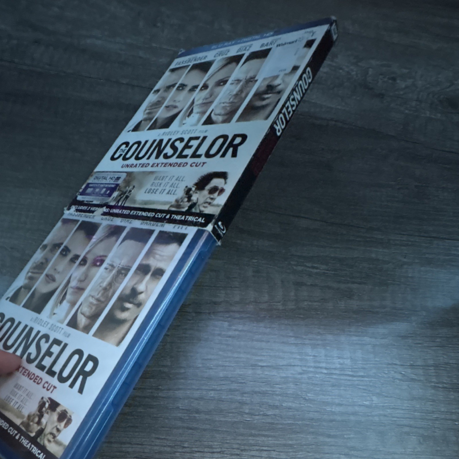 SEALED! The Counselor Blu-ray + Digital HD Unrated Extended Cut (Brad Pitt)
