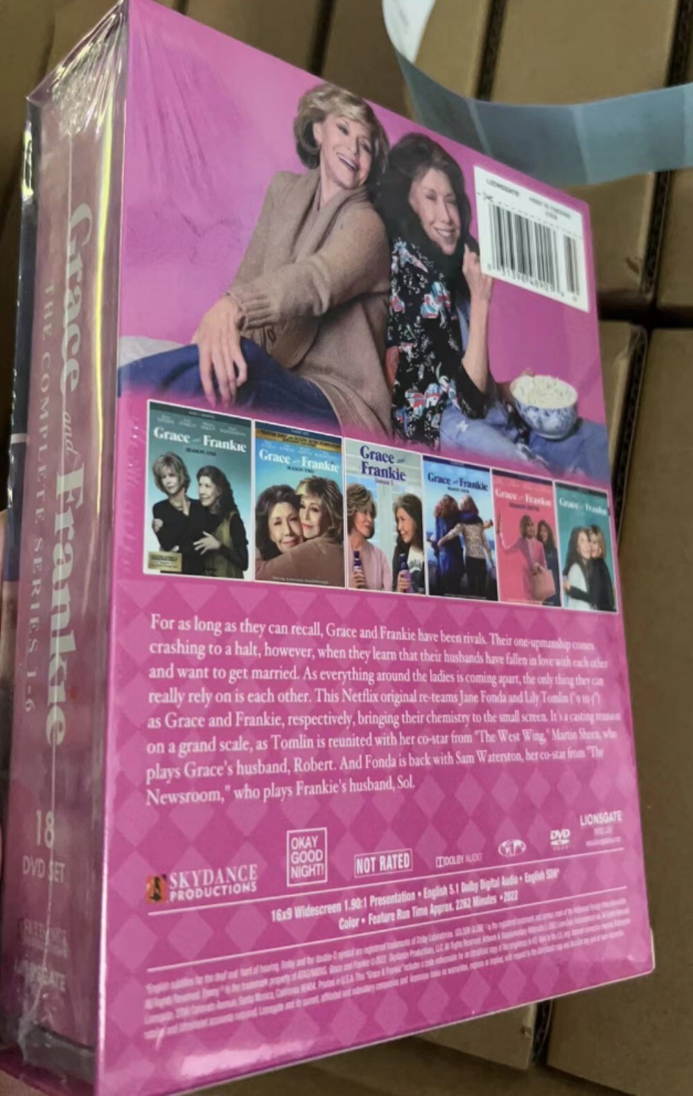 GRACE and FRANKIE Complete Series Seasons 1-6 (DVD,18-Disc Box Set) New *Selaed*