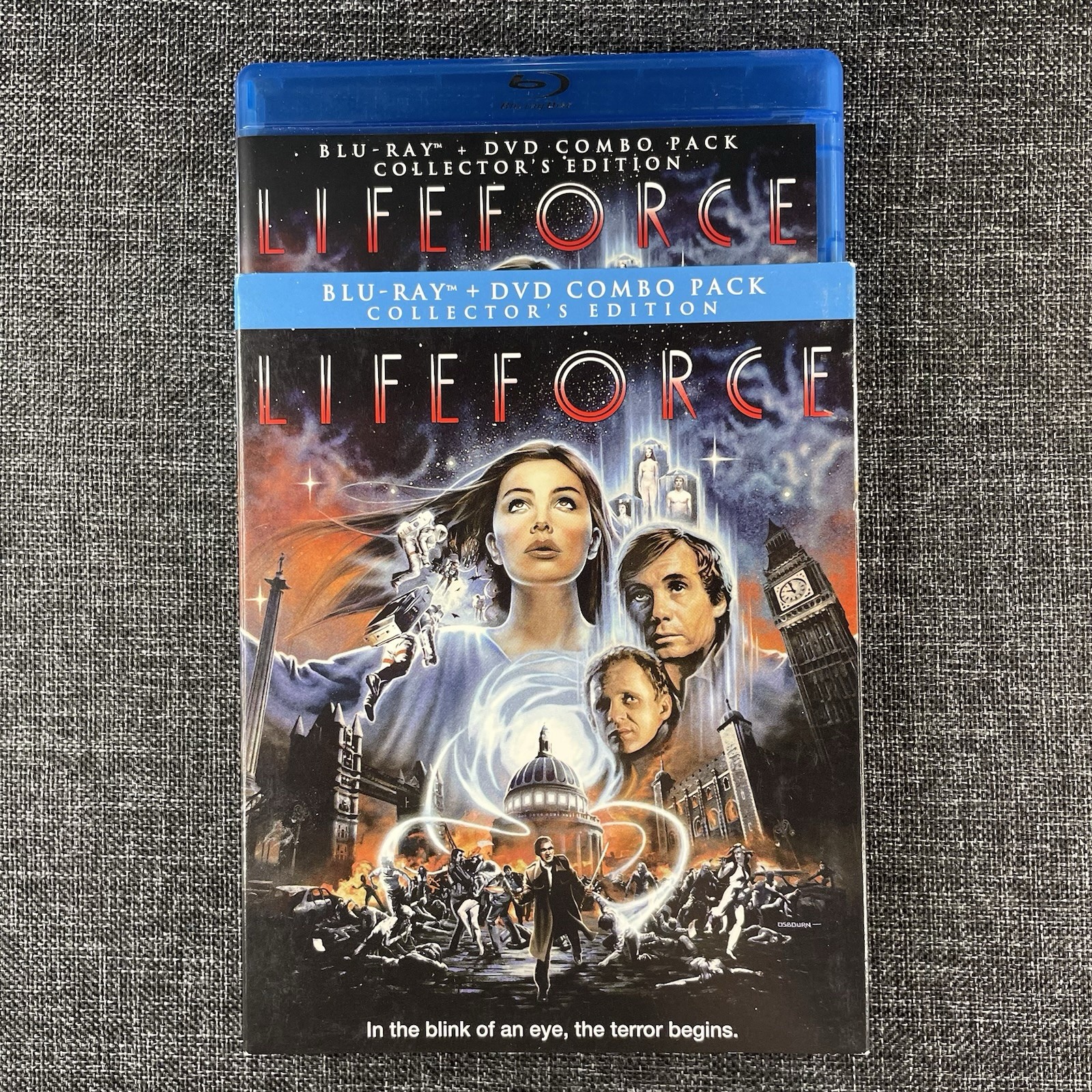 Lifeforce (Blu-ray, 1985) Scream Factory Horror Slipcover ⭐️ Disc Near Mint