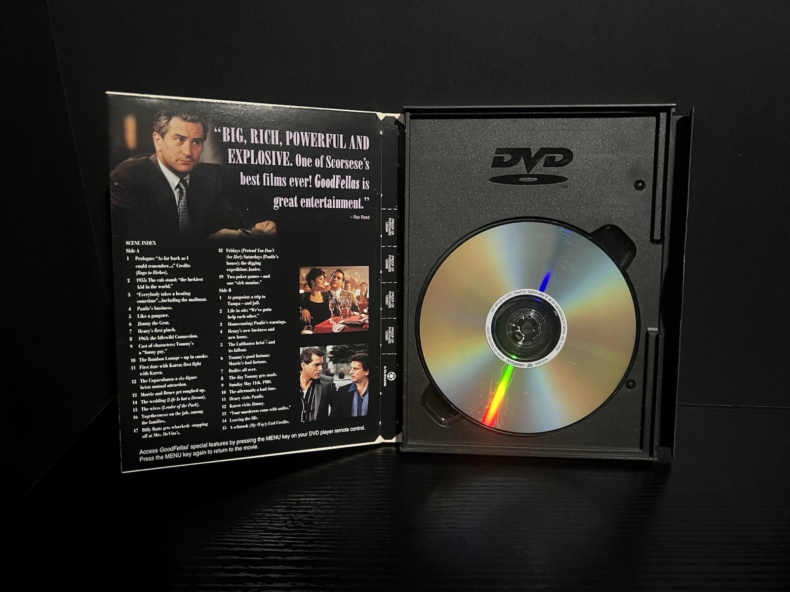 Goodfellas (DVD, 1990) Robert De Niro, Ray Liotta, Joe Pesci
